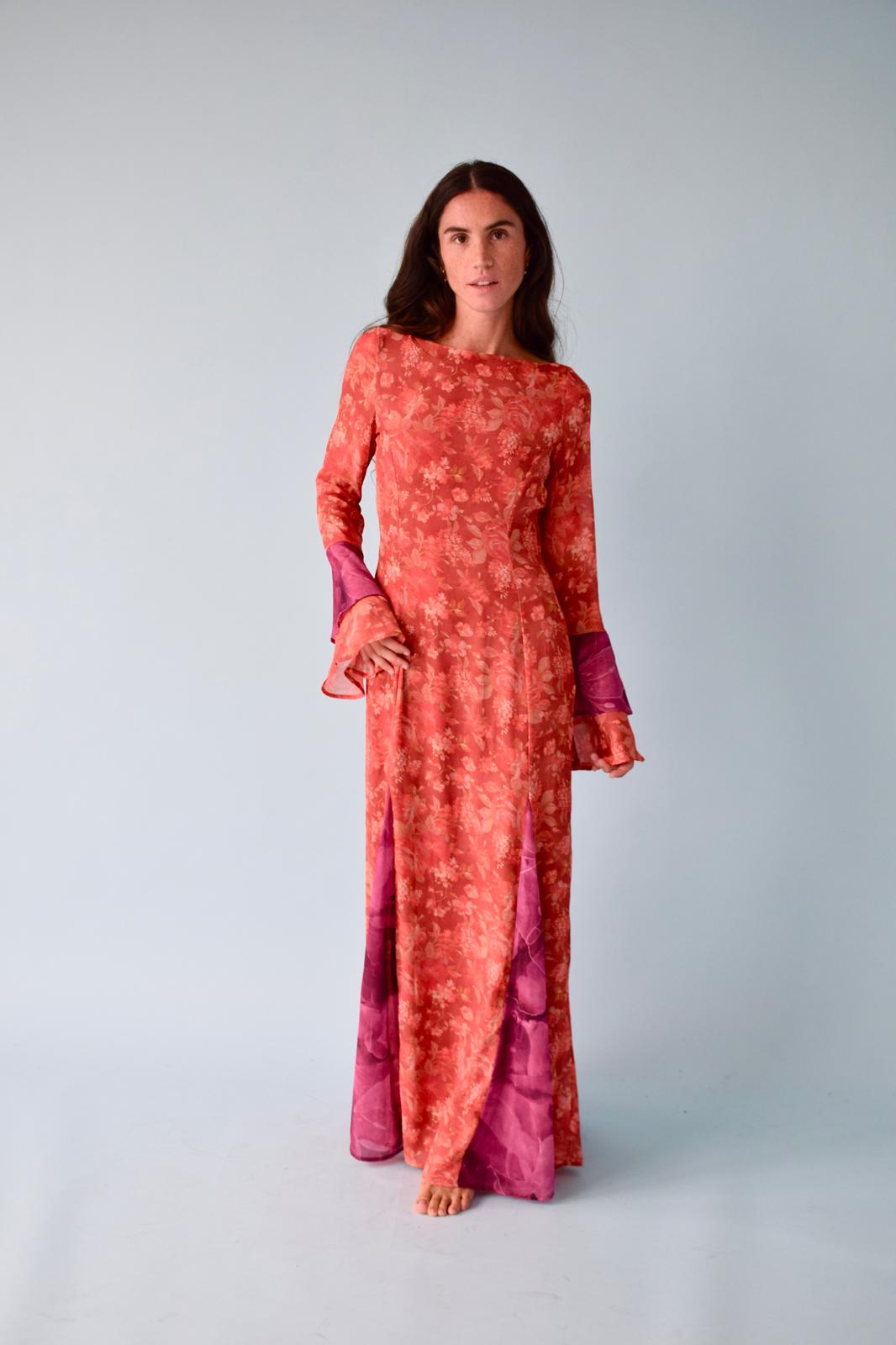 Vestido Camila Naranja