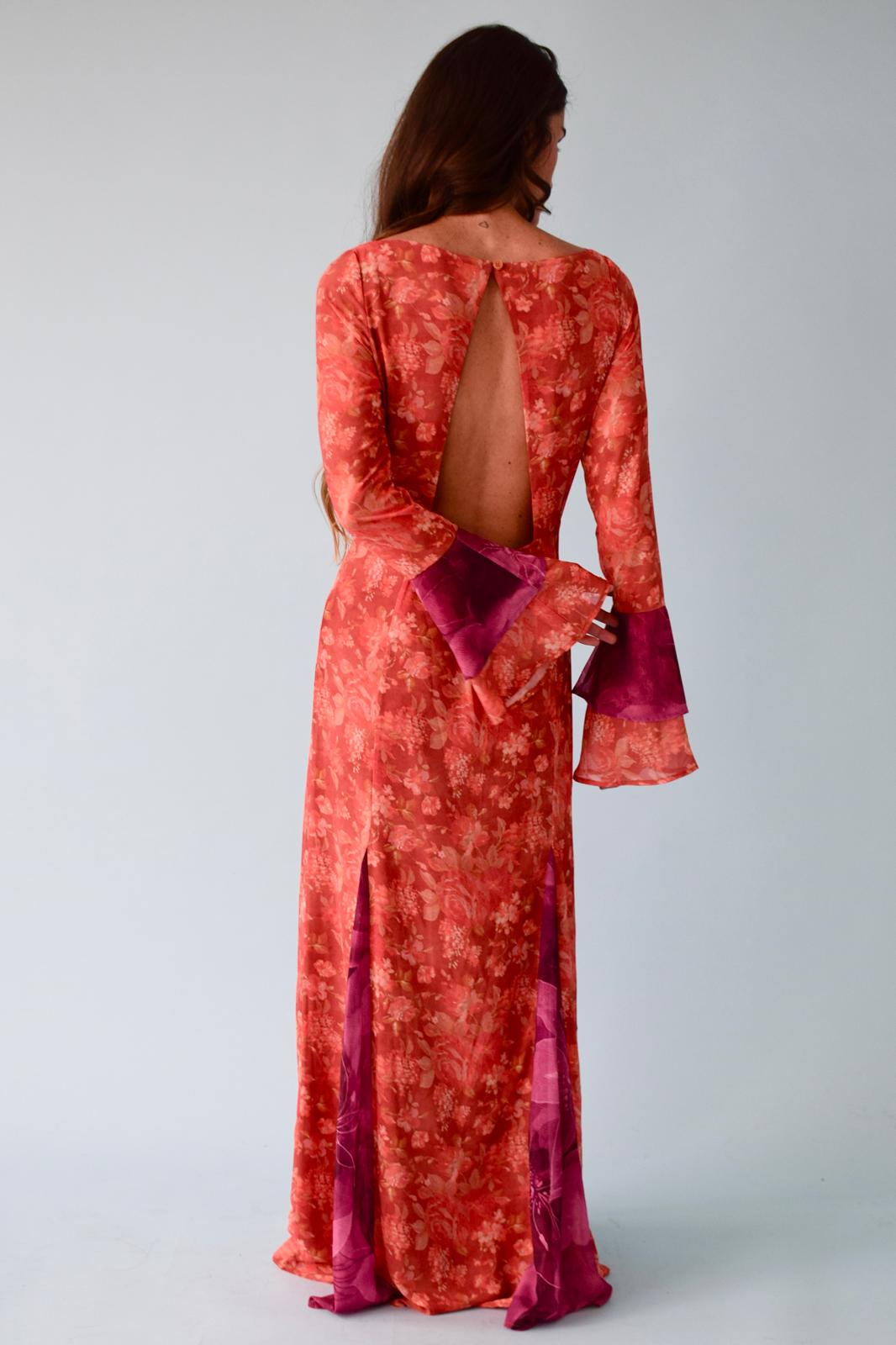 Vestido Camila Naranja