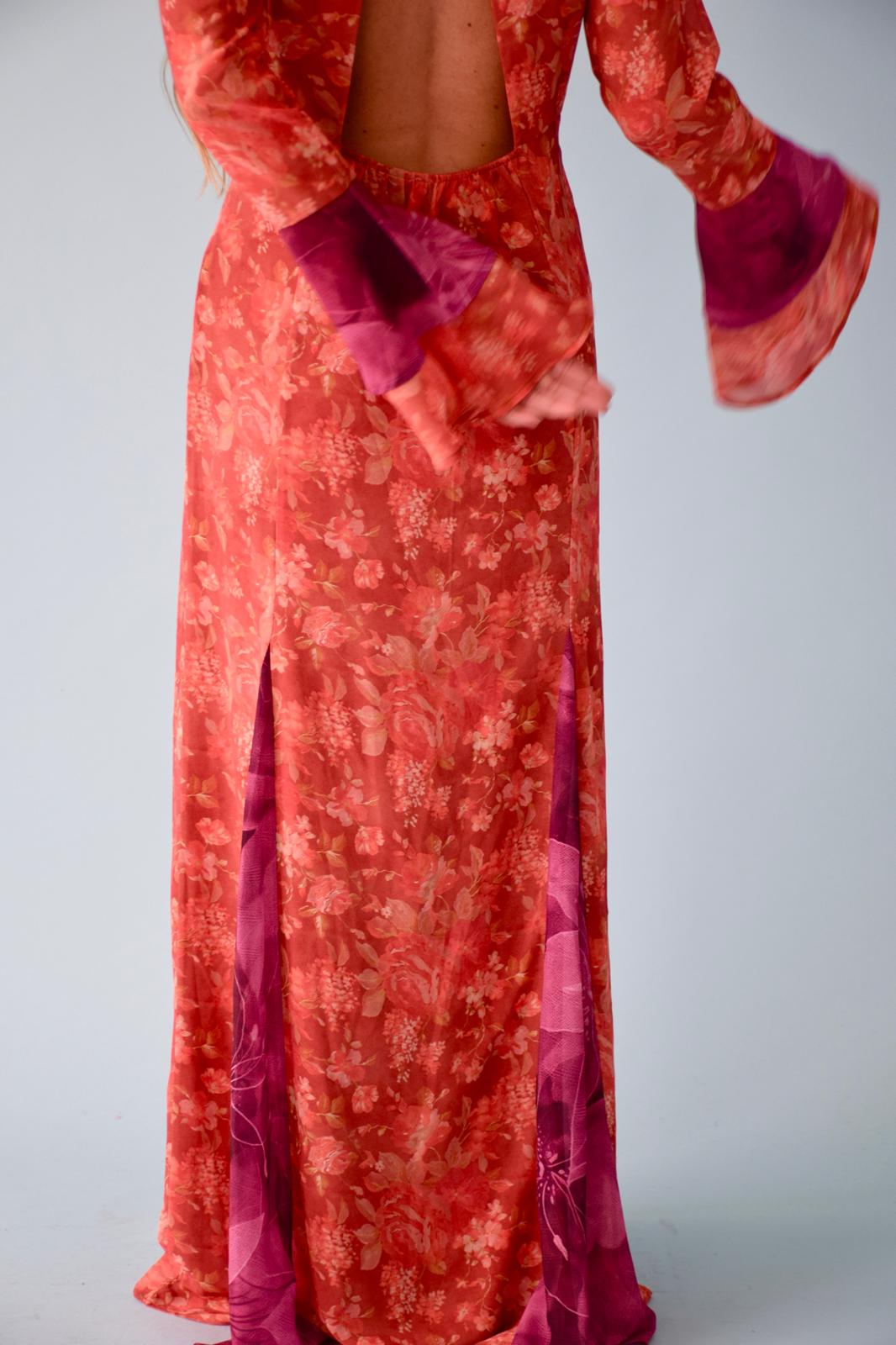 Vestido Camila Naranja