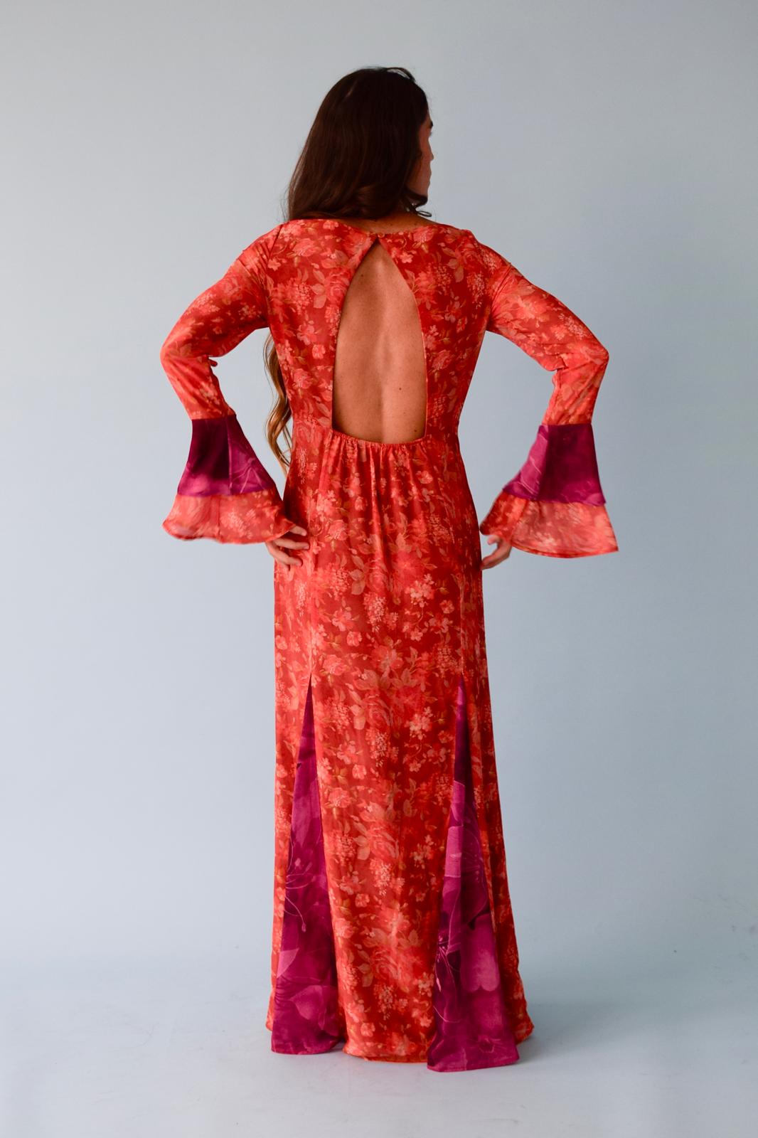 Vestido Camila Naranja