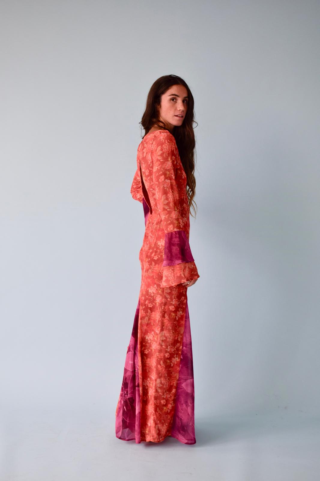 Vestido Camila Naranja