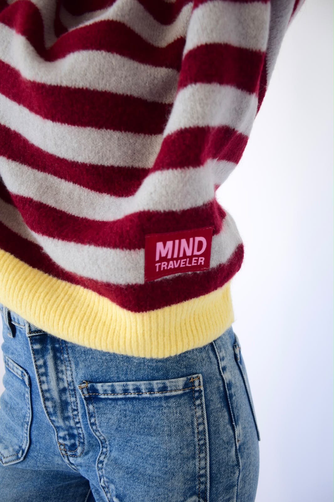Jersey Pia Burgundy y Gris