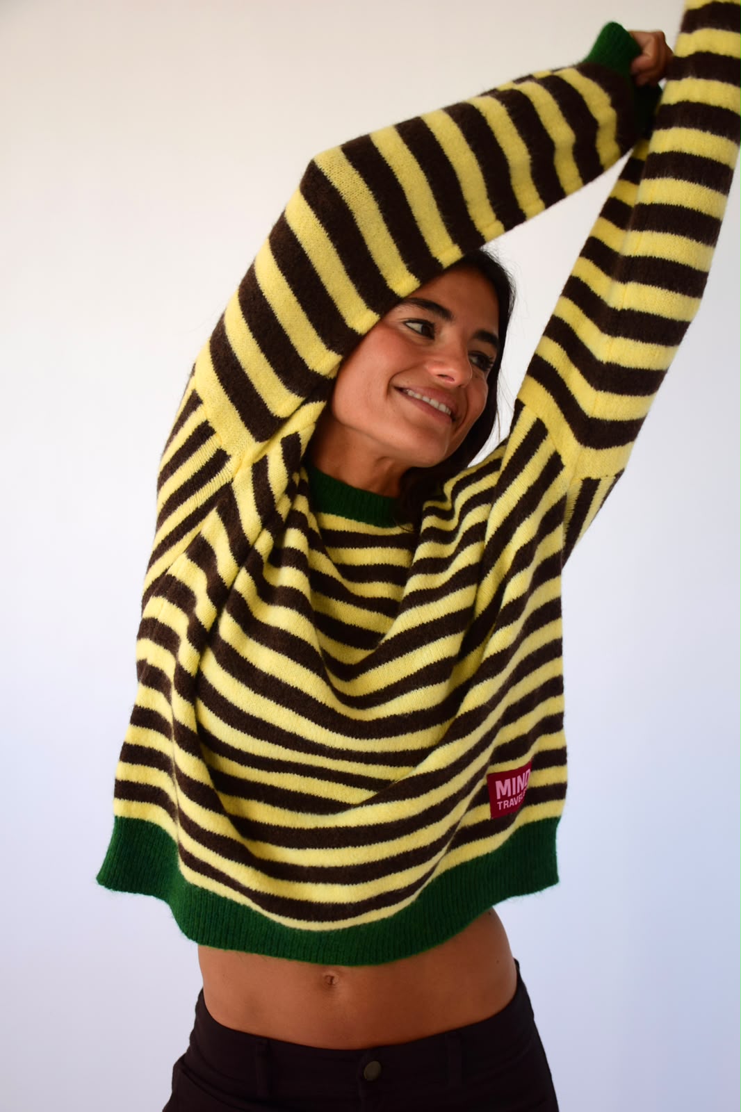 Jersey Pia Amarillo y Marrón
