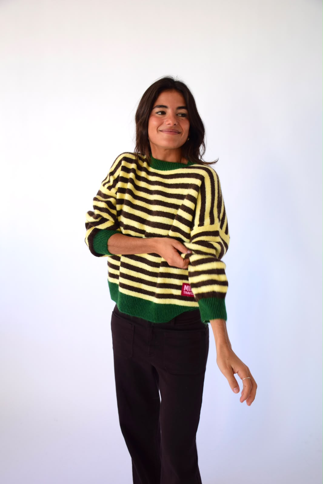 Jersey Pia Amarillo y Marrón