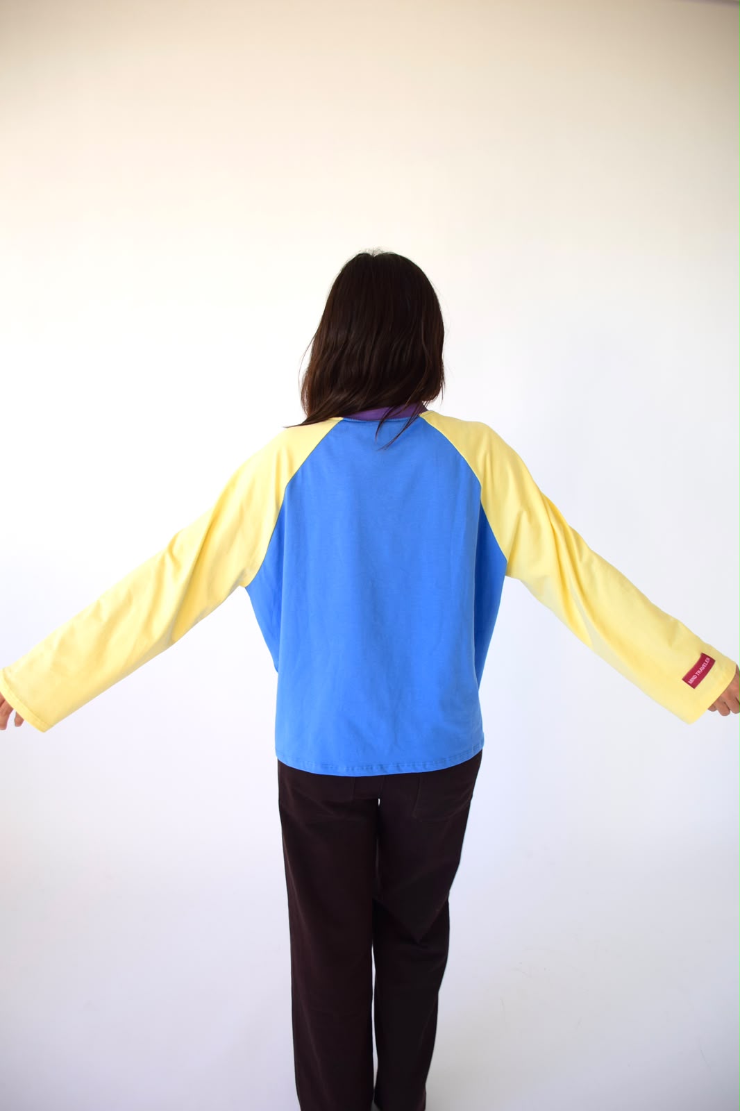 Camiseta Carlota Azul y Amarillo