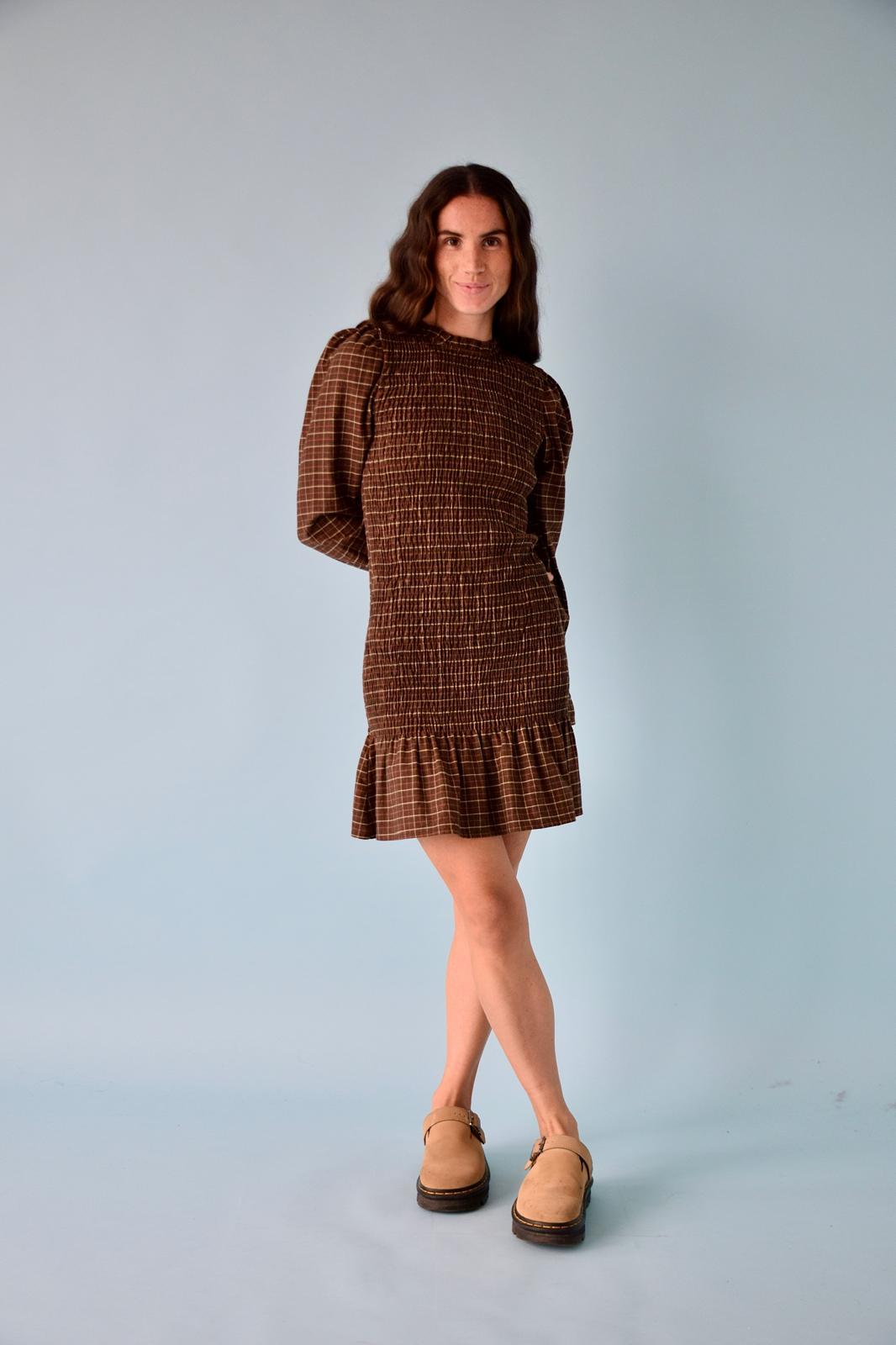 Vestido Chía Marrón