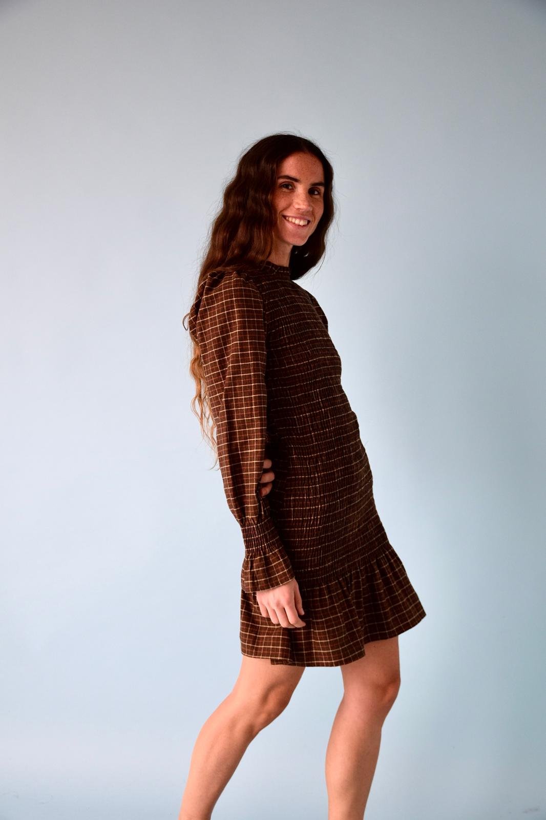 Vestido Chía Marrón