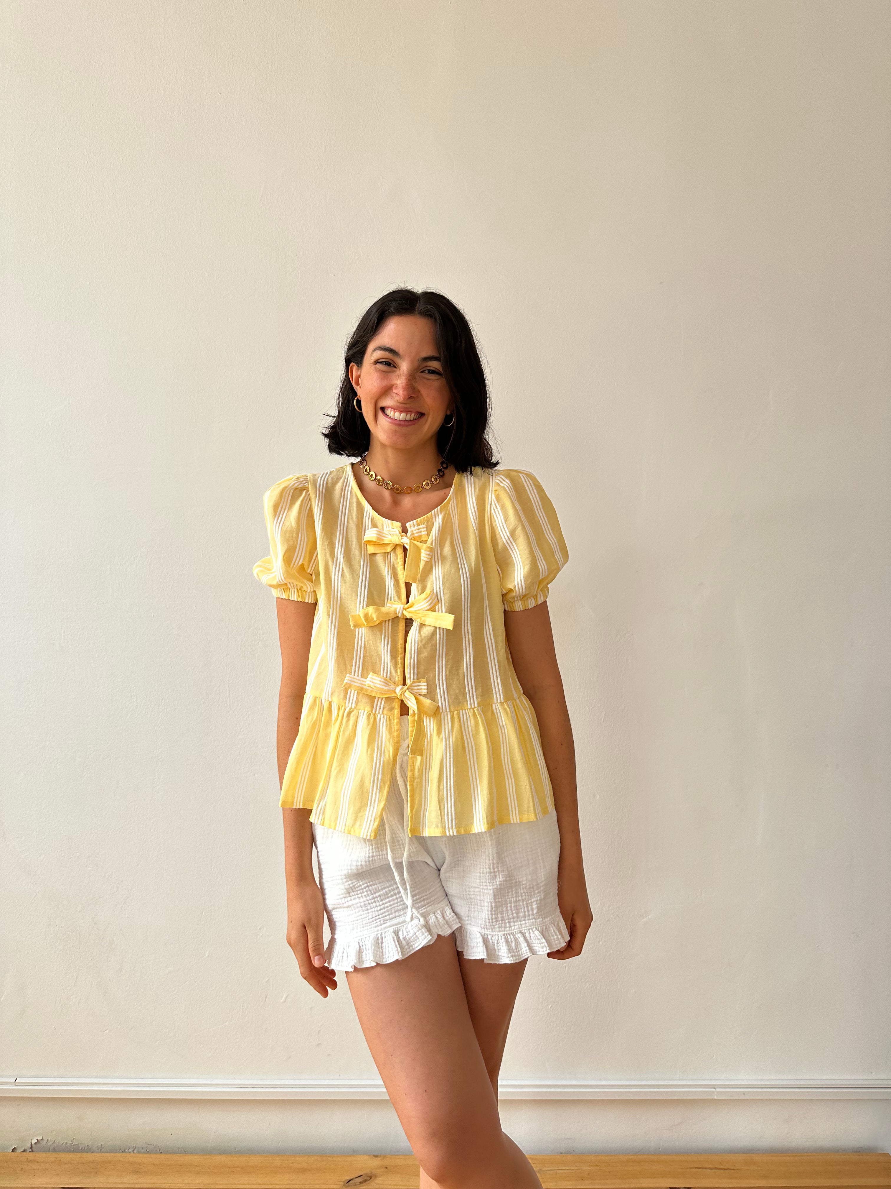 Bianca Yellow Blouse