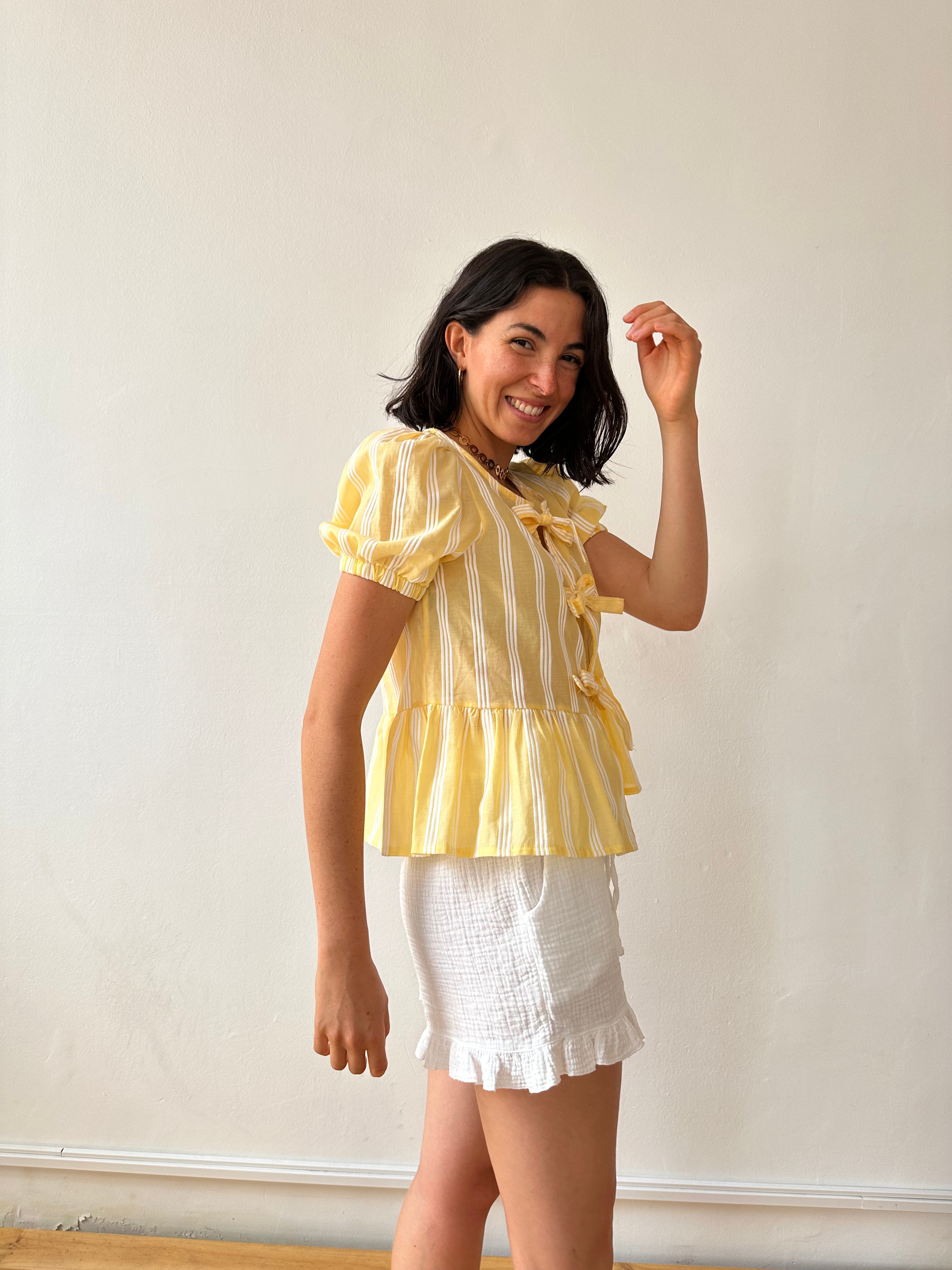 Bianca Yellow Blouse