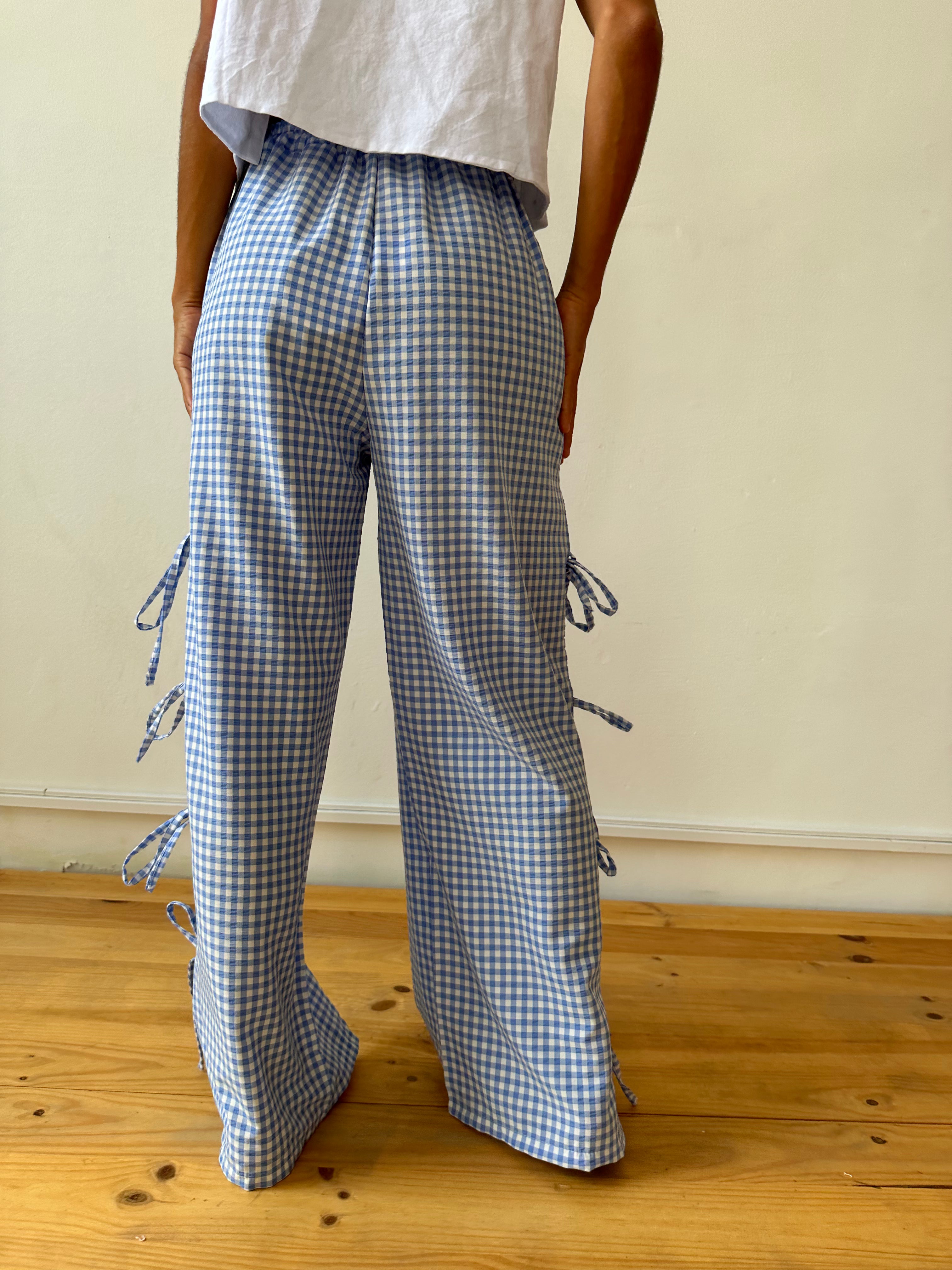 Mer Gingham Pants