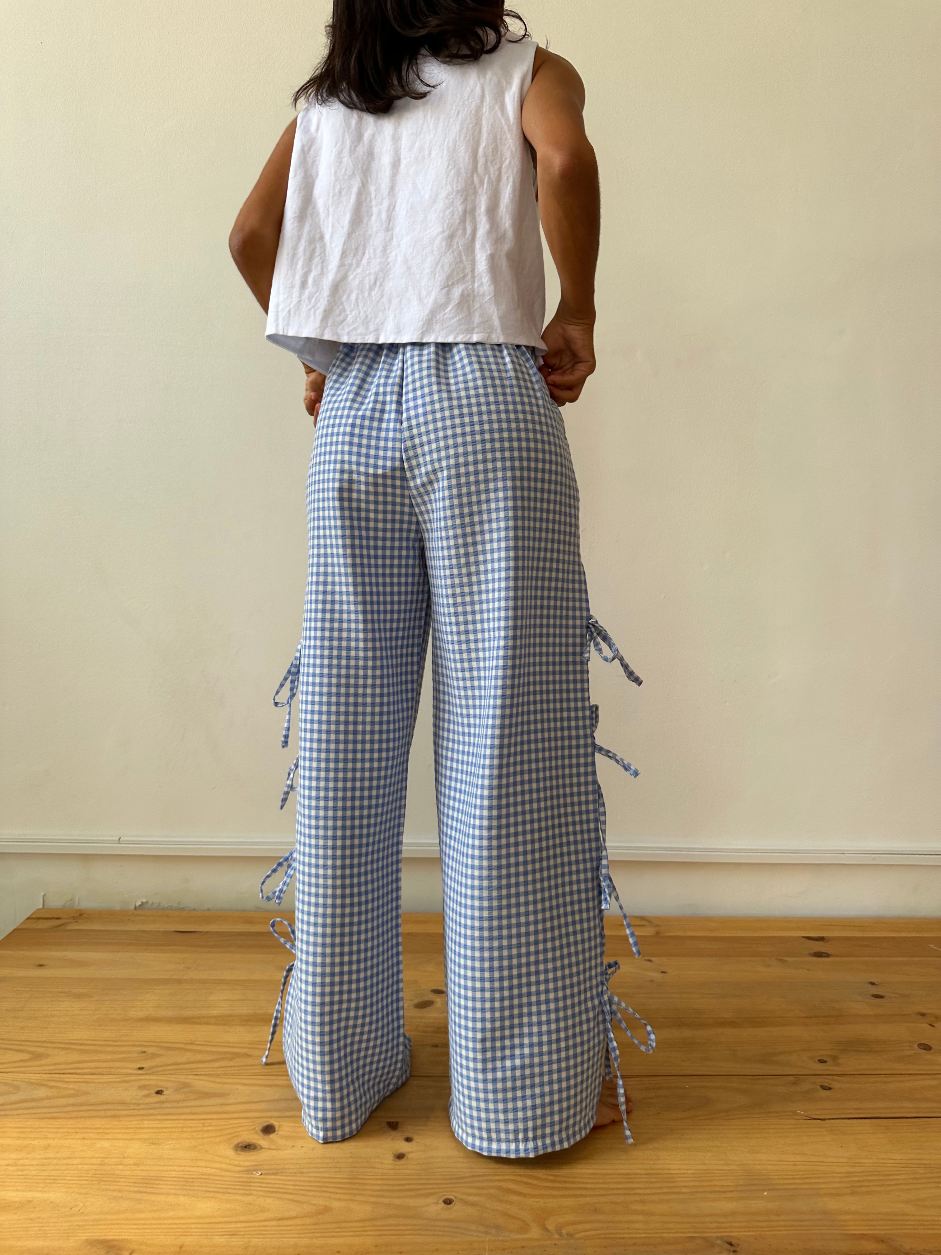 Mer Gingham Pants