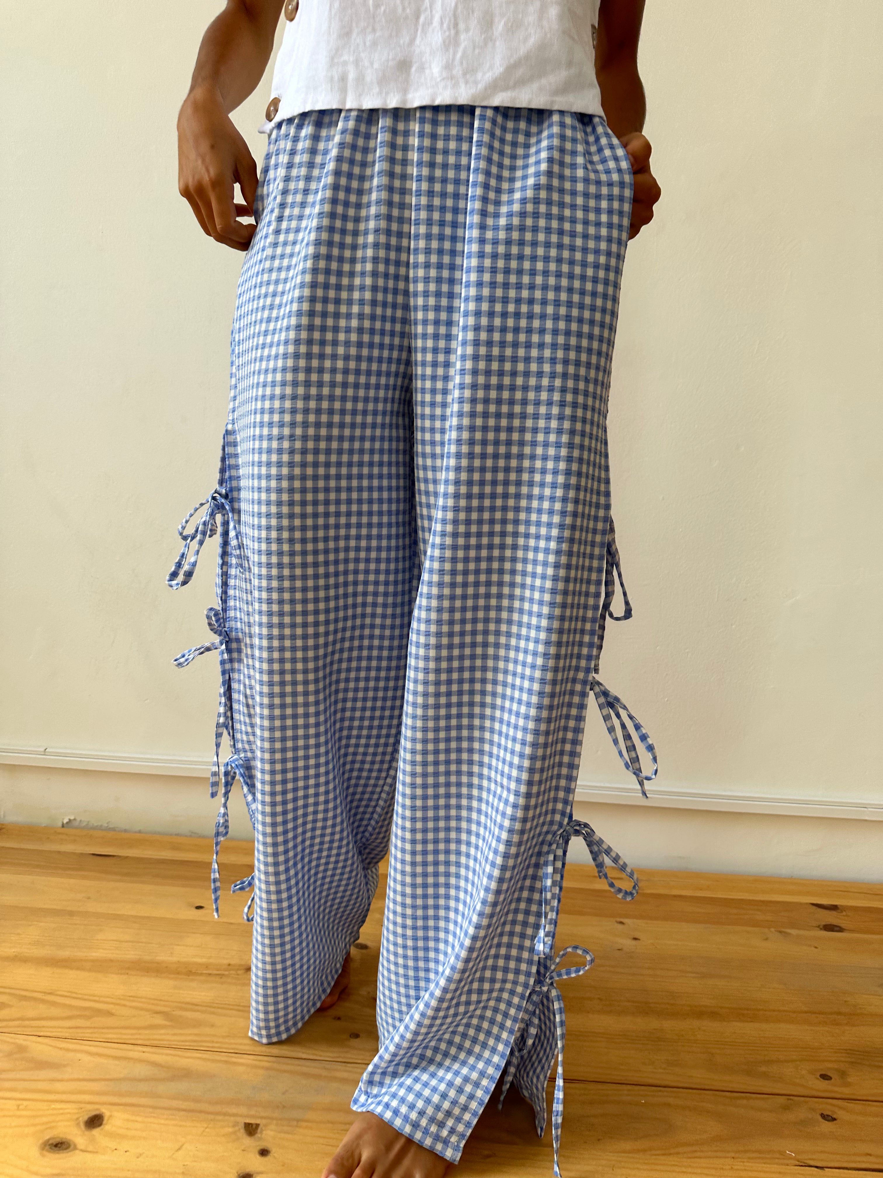 Mer Gingham Pants