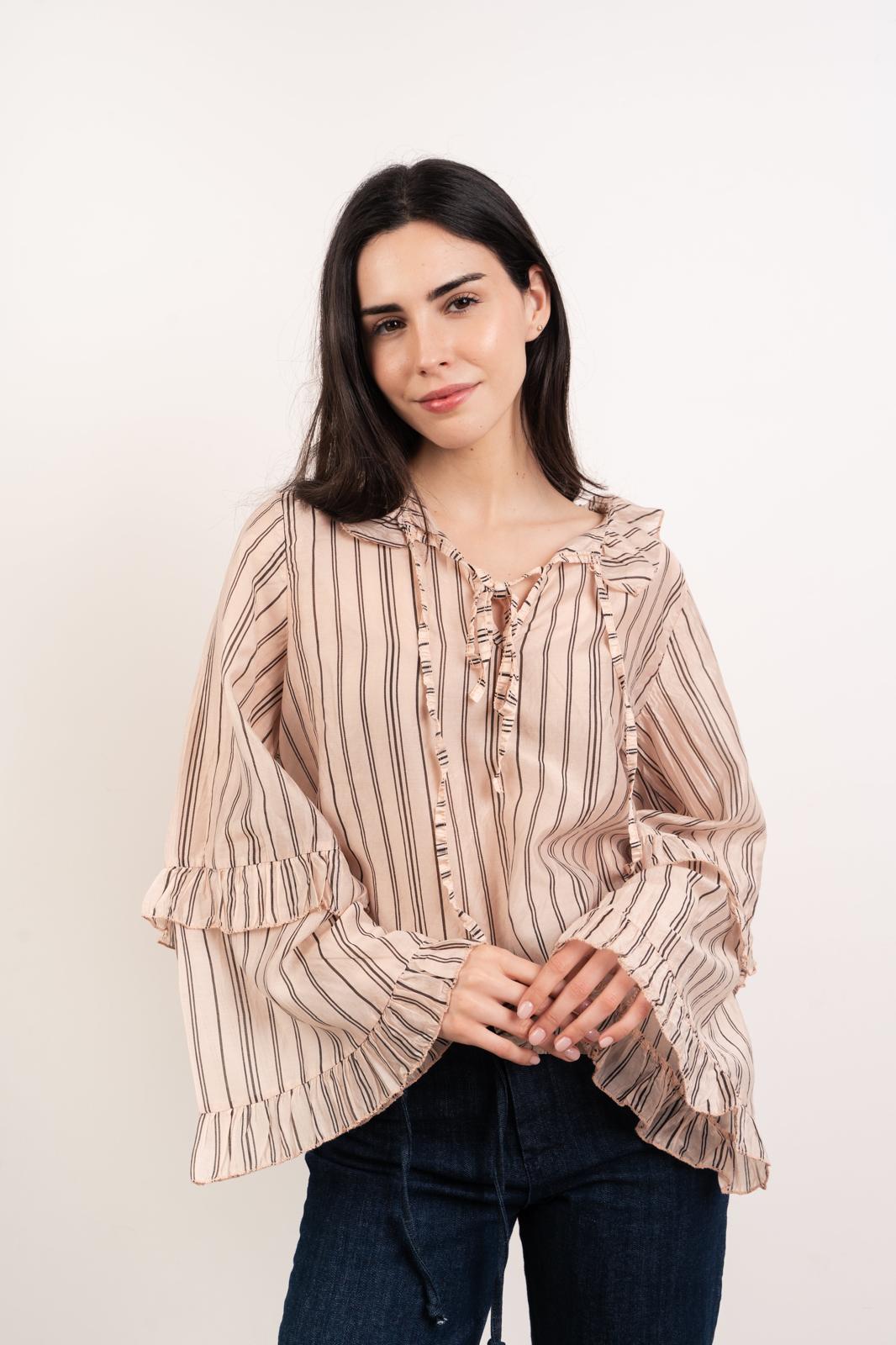 Alicia Coral Blouse