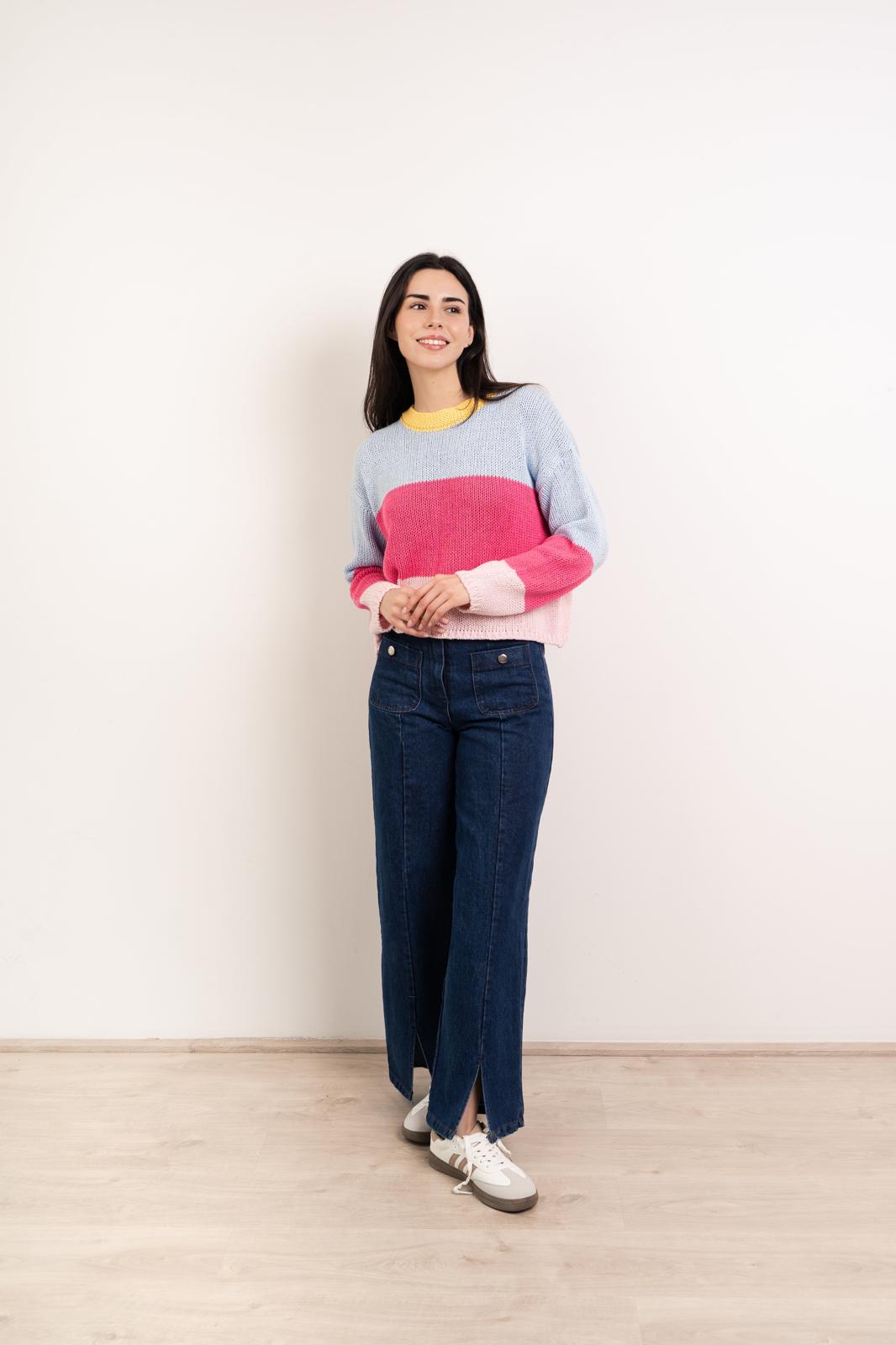 Jersey Jana Azul y Rosa
