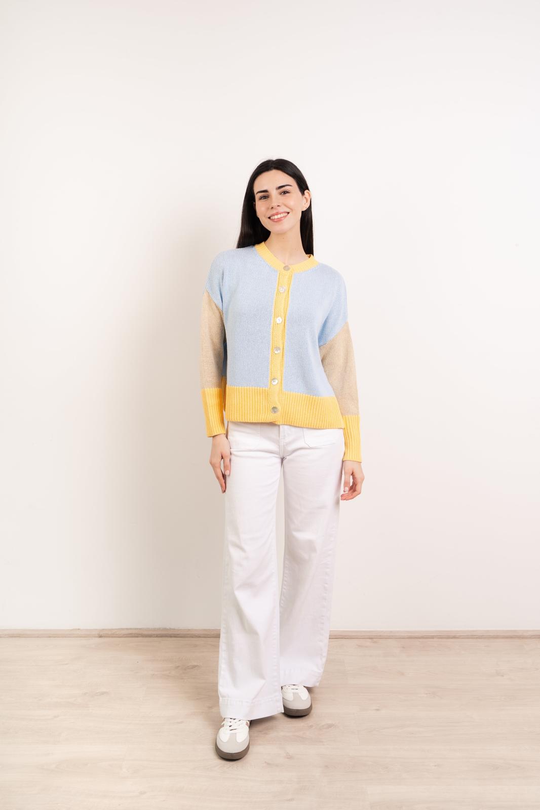 Cárdigan Leti Amarillo