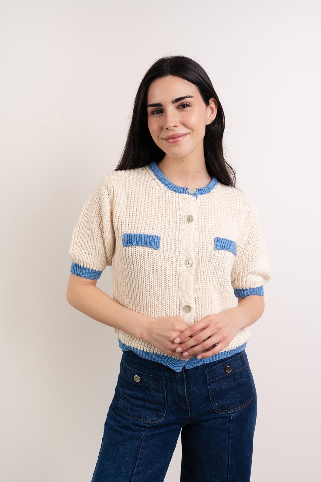 Mia White Cardigan