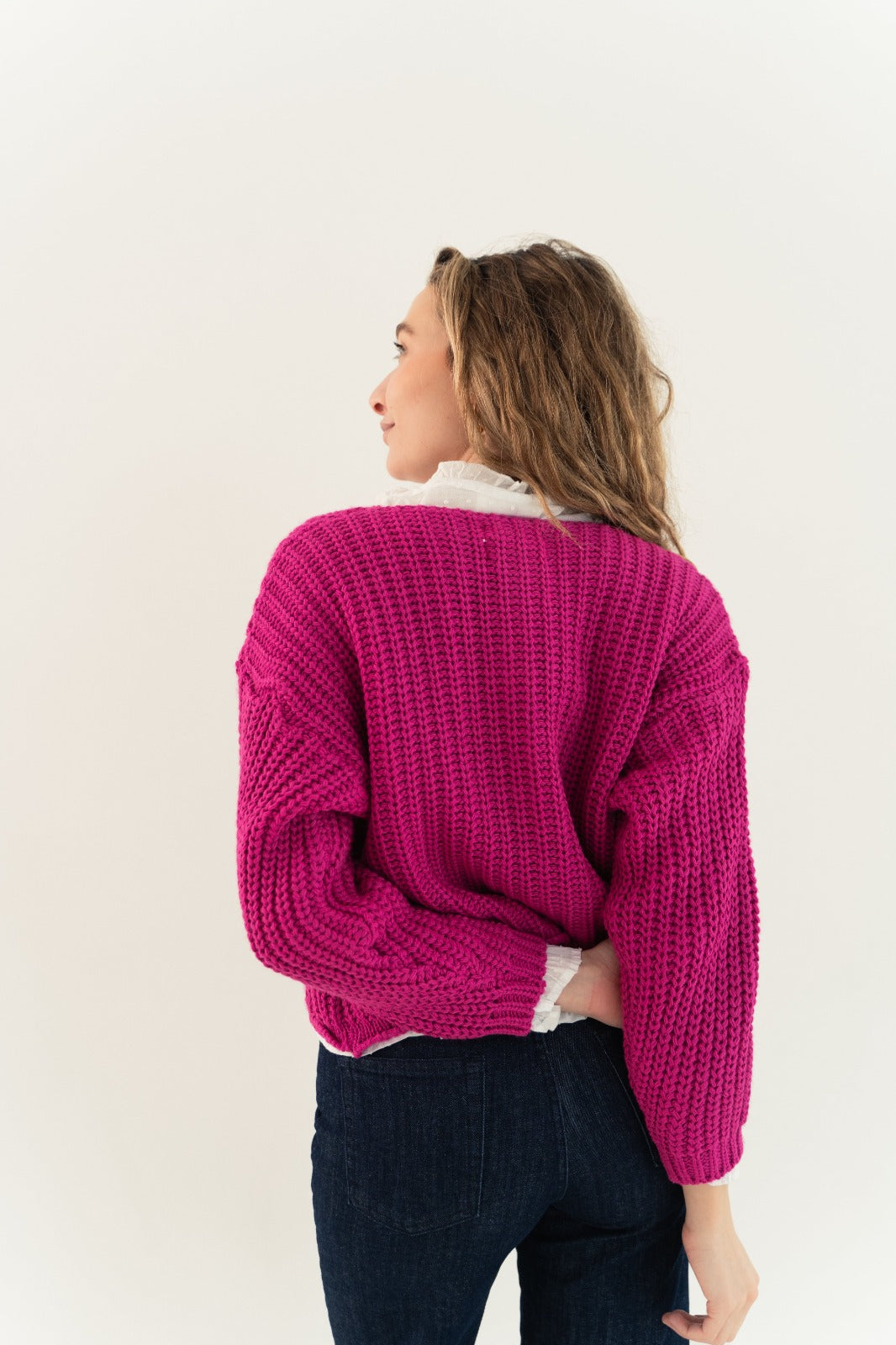 Cárdigan Cloe Fucsia
