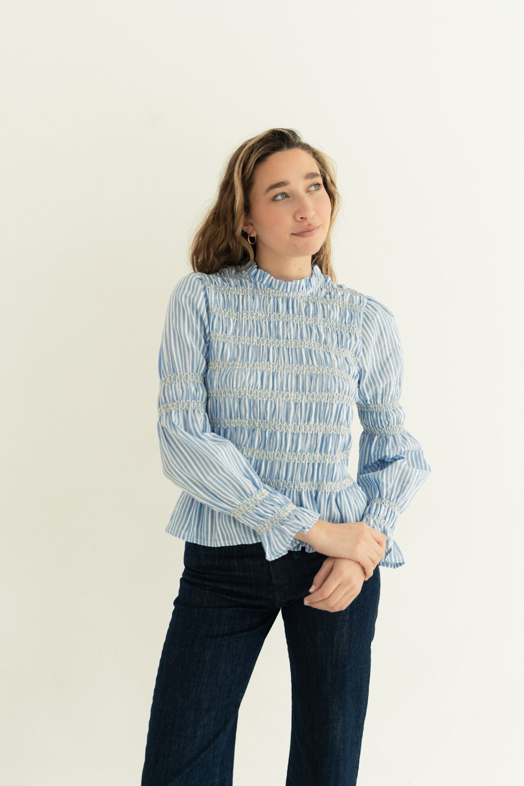 Rocío Blue Blouse