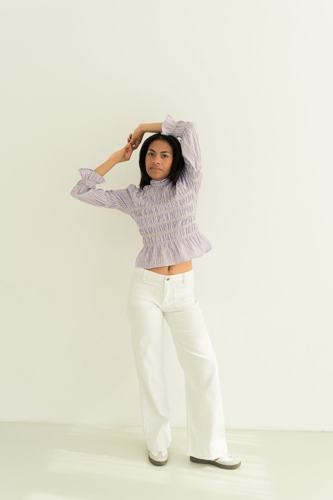 Rocío Lavender Blouse