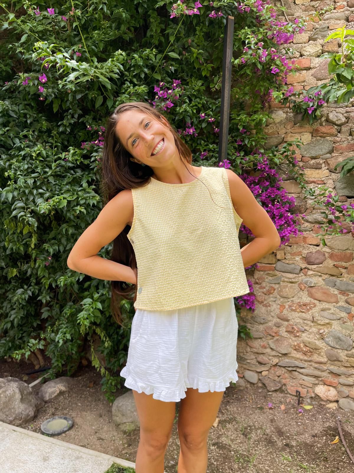 Top Claudia Vichy Amarillo