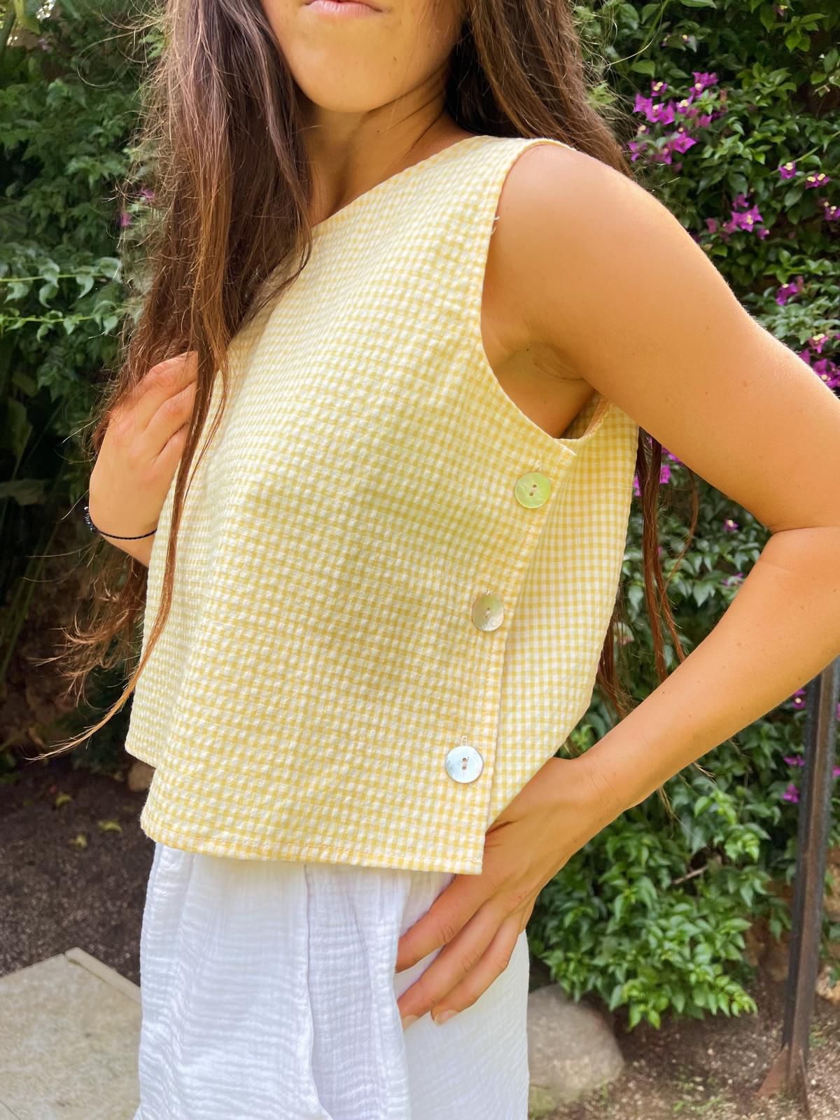 Top Claudia Vichy Amarillo