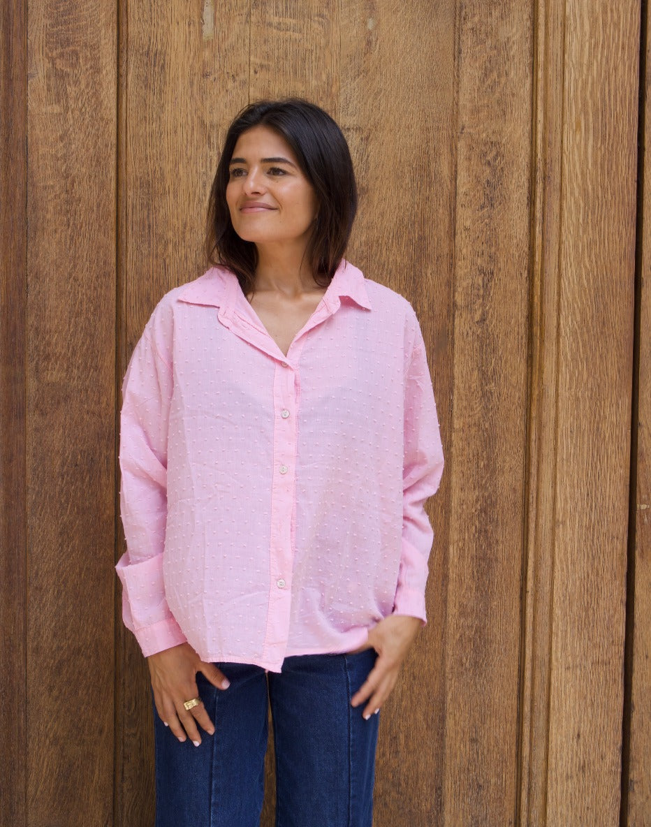 Camisa Cristina Rosa