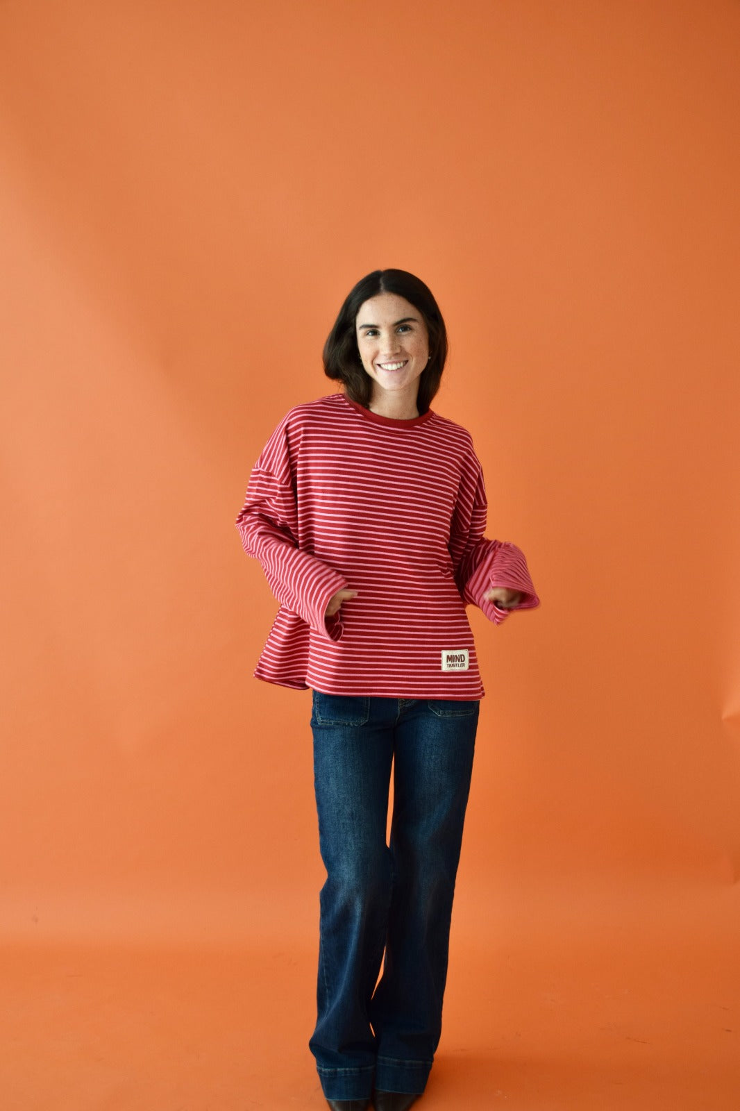 Camiseta Mar Rojo y Rosa