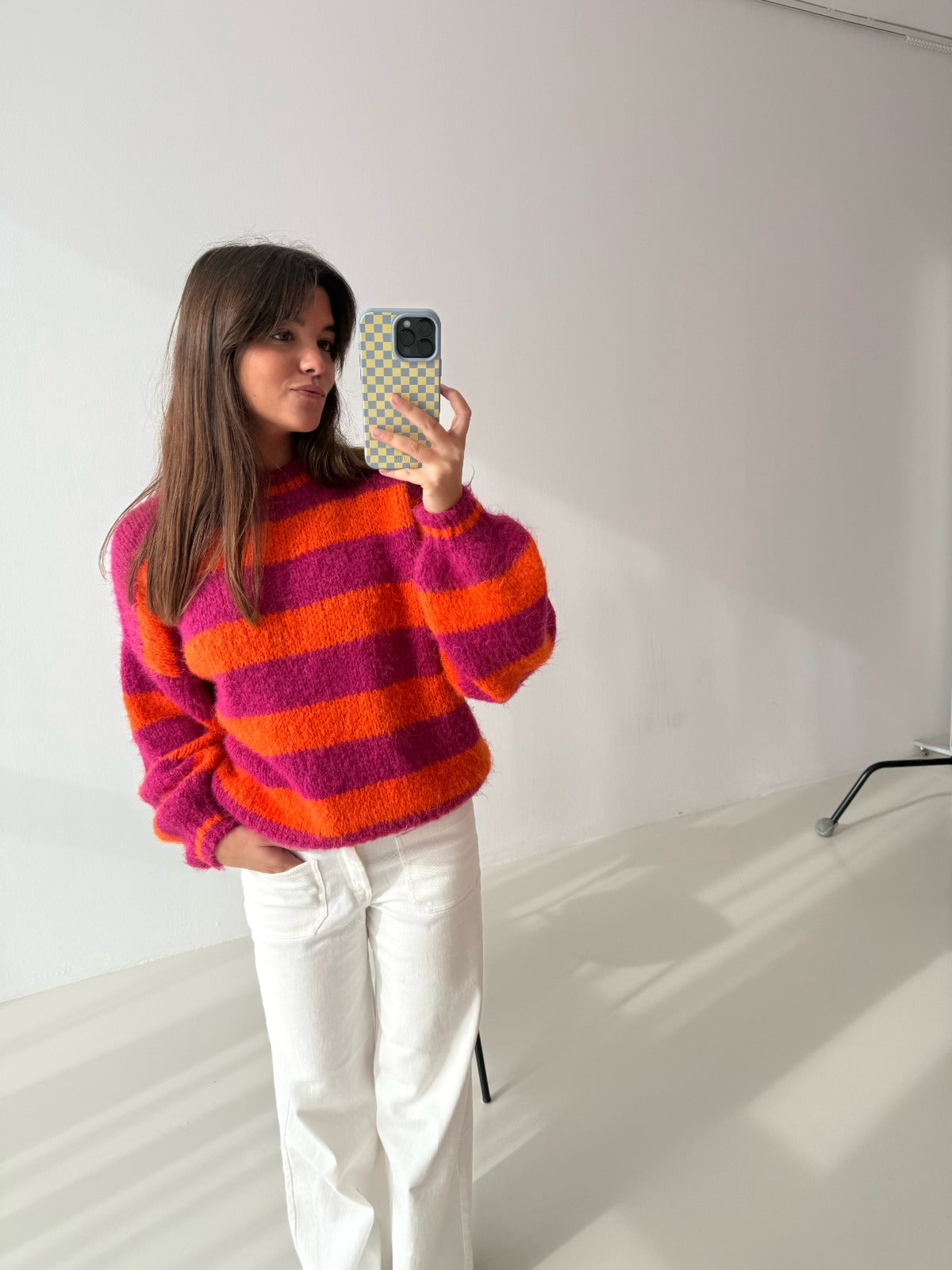 Jersey Aura Buganvilla y Naranja