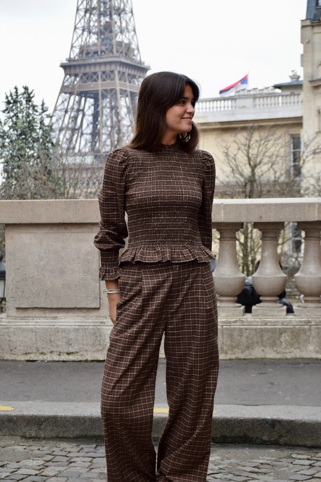 Blusa Chía Alia Marrón