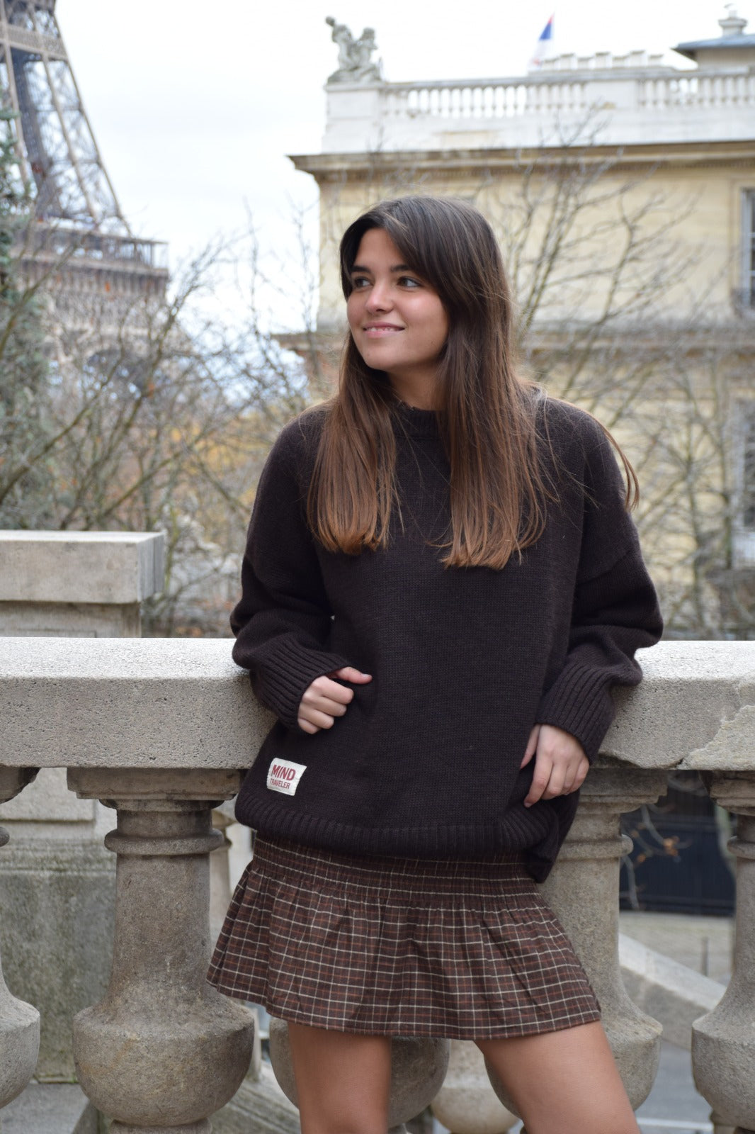 Vestido Chía Marrón