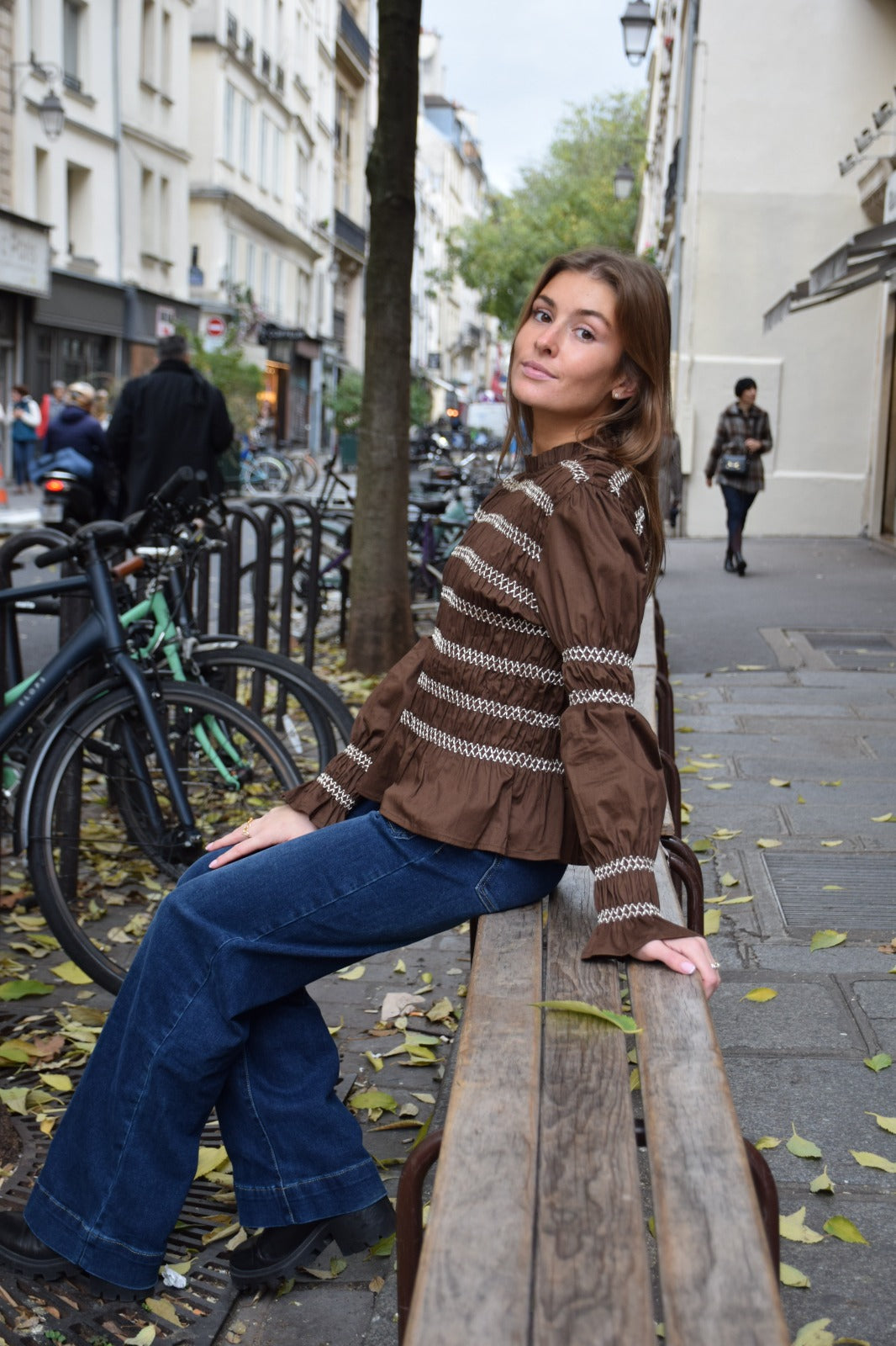 Blusa Eloise Marrón