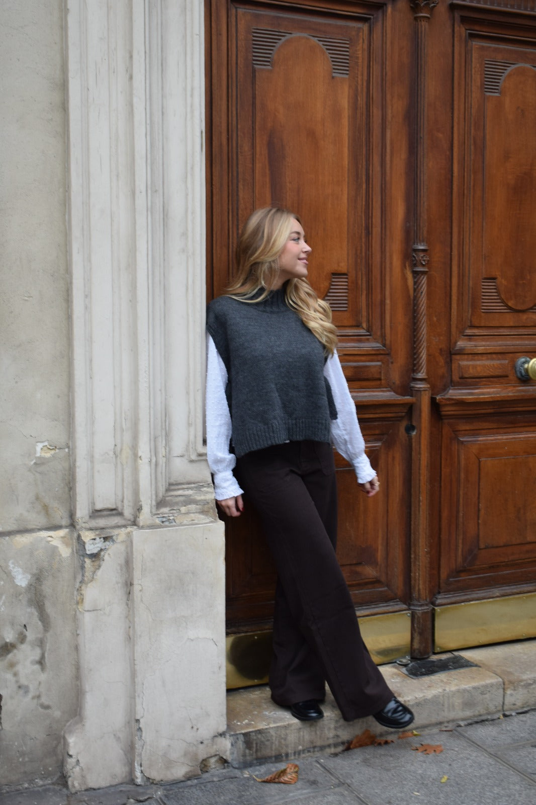 Chaleco Julieta Gris