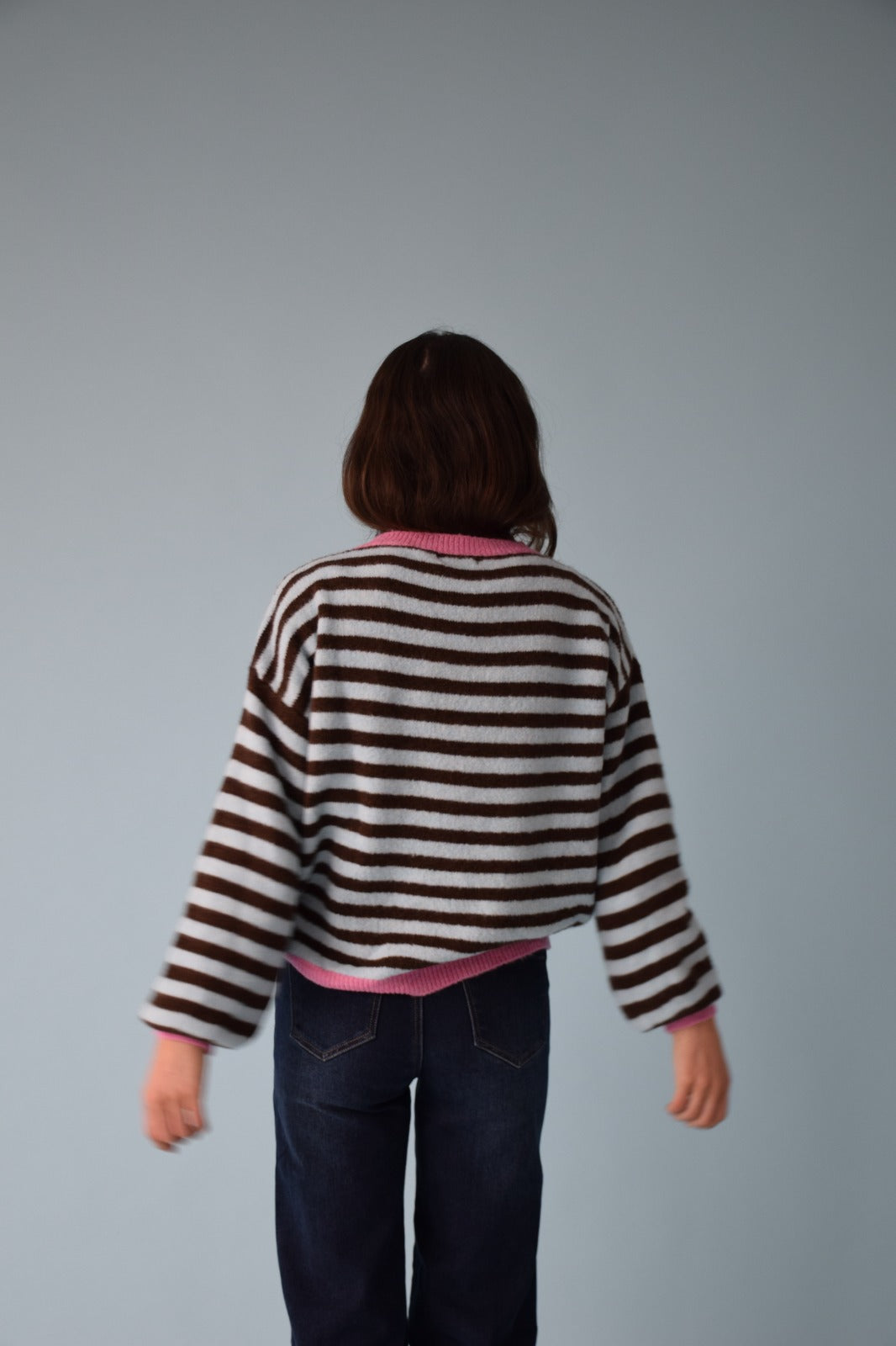 Pia Brown and Blue Jersey