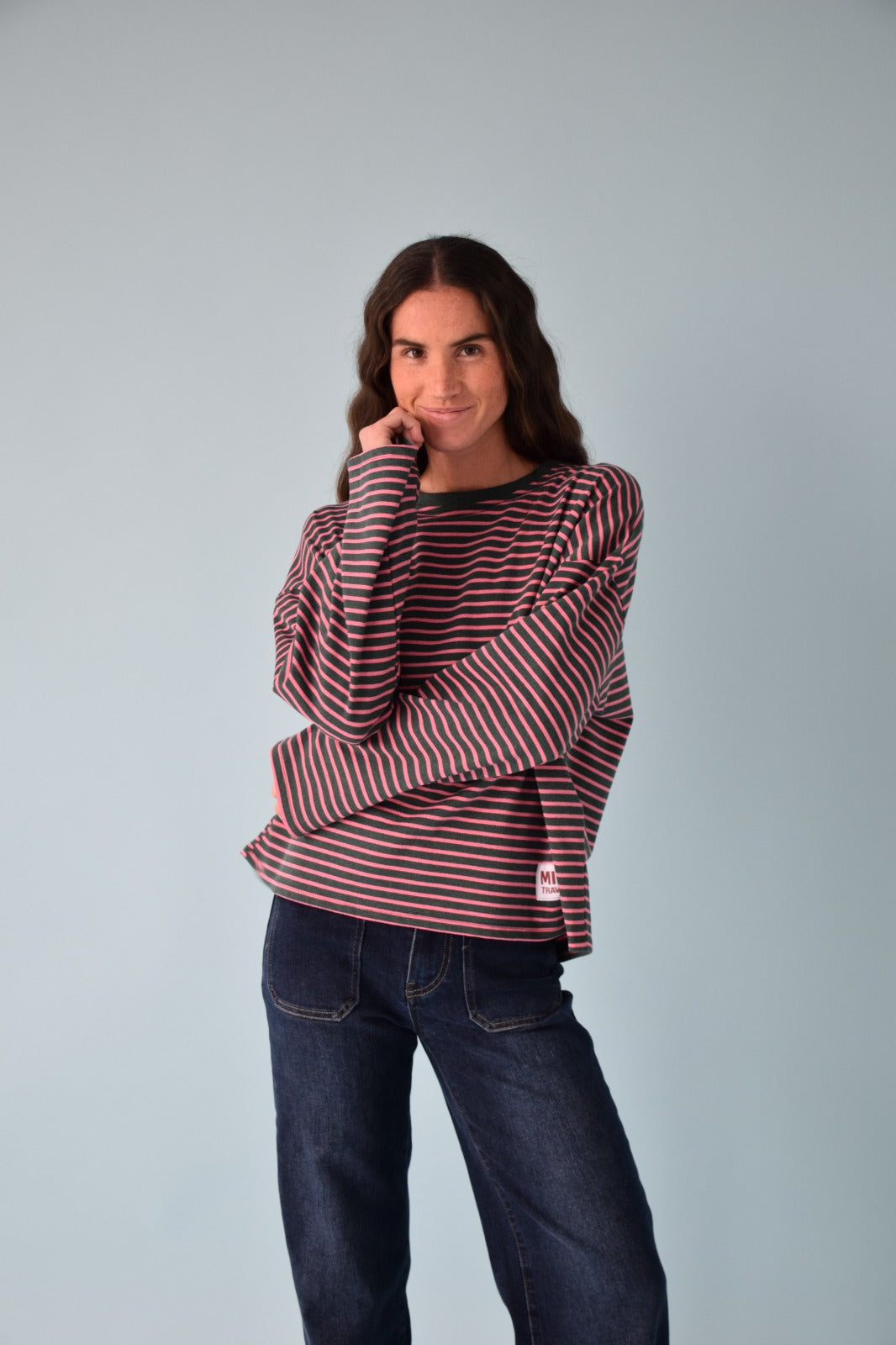 Green and Pink Mar T-shirt