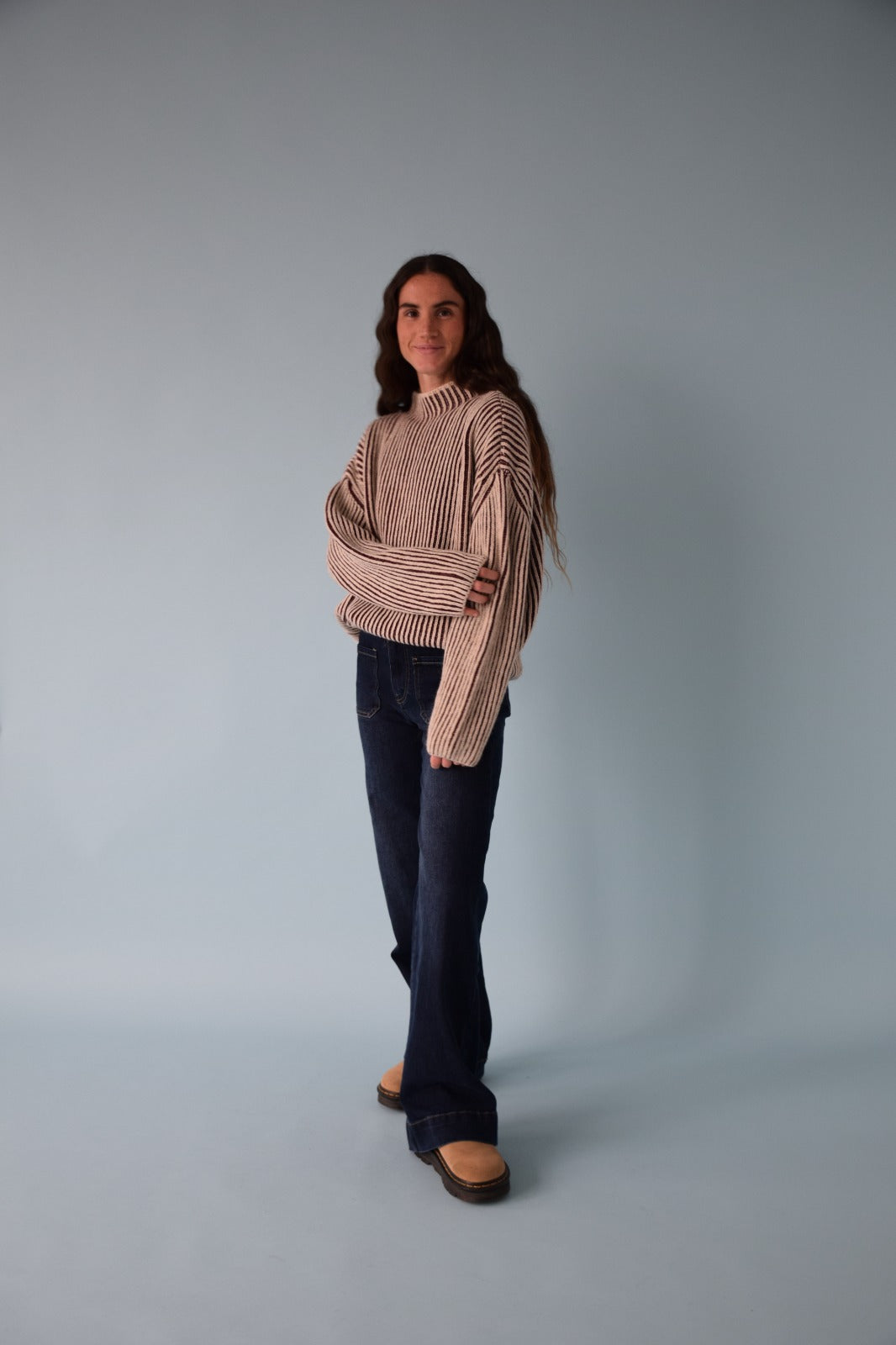 Jersey Rita Burgundy