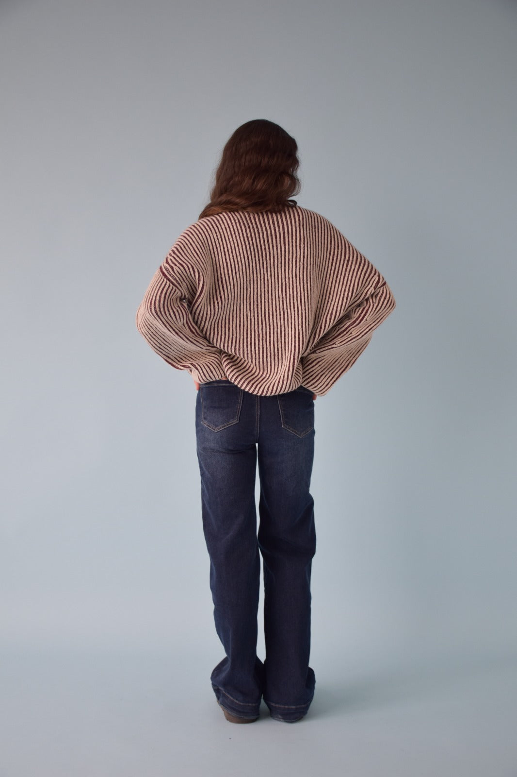 Jersey Rita Burgundy