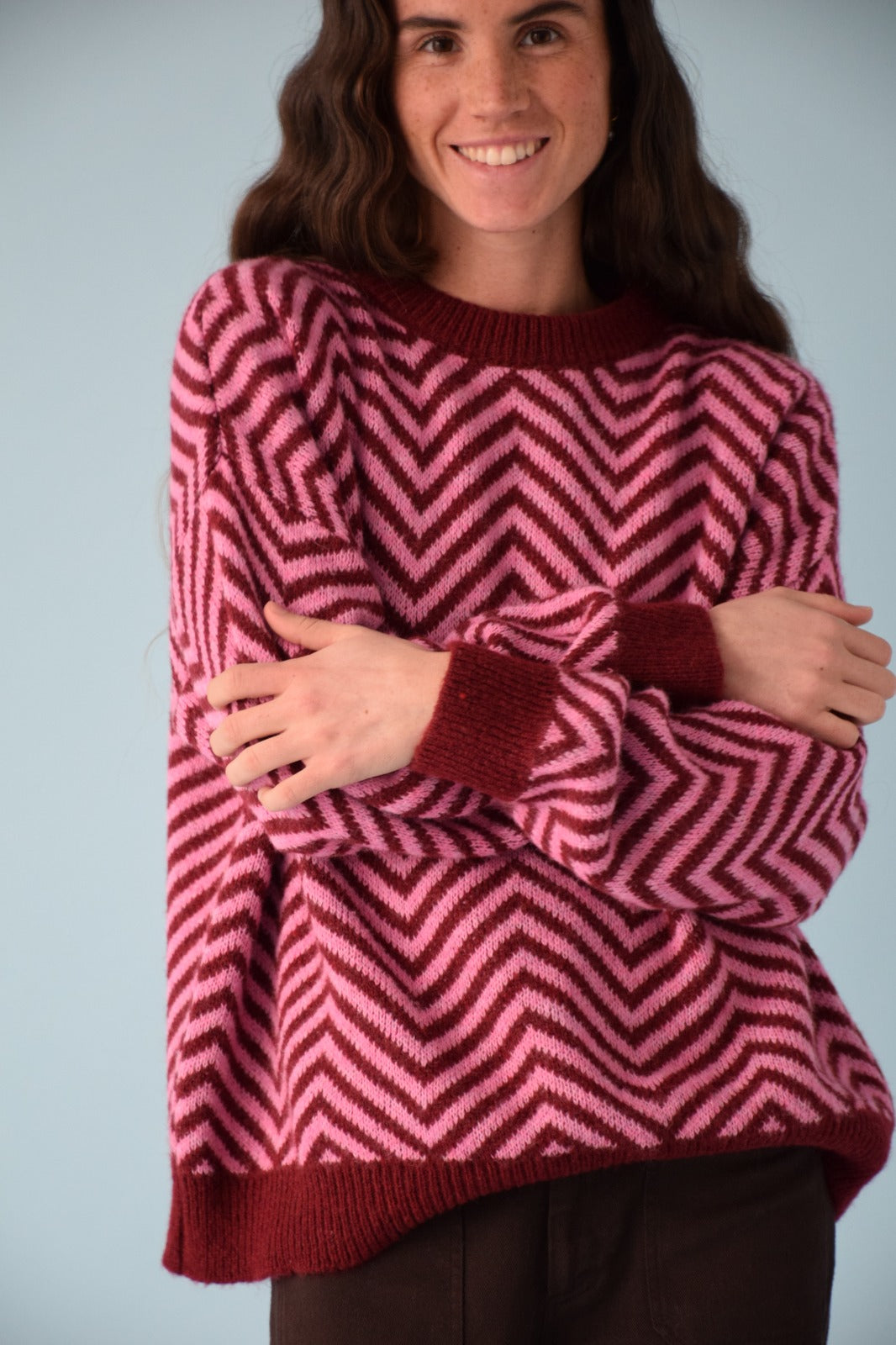 Jersey Leonor Burgundy y Rosa