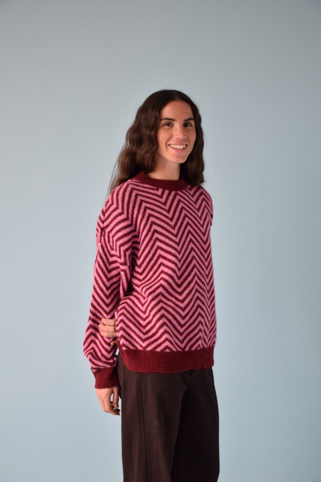 Jersey Leonor Burgundy y Rosa