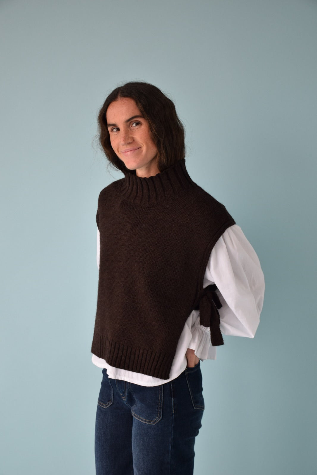 Chaleco Julieta Marrón