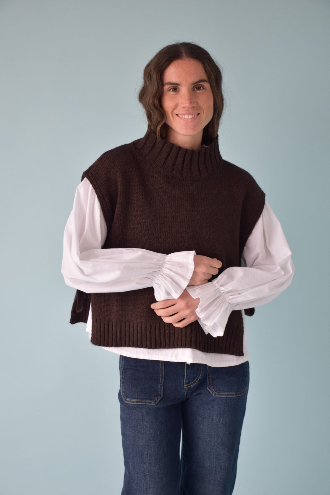 Chaleco Julieta Marrón