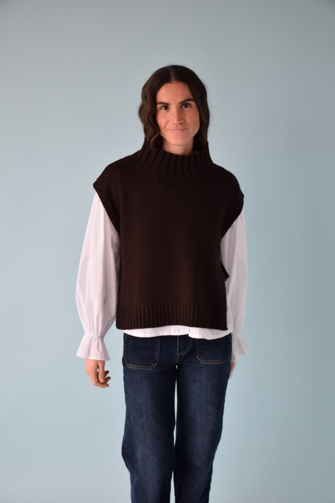 Chaleco Julieta Marrón