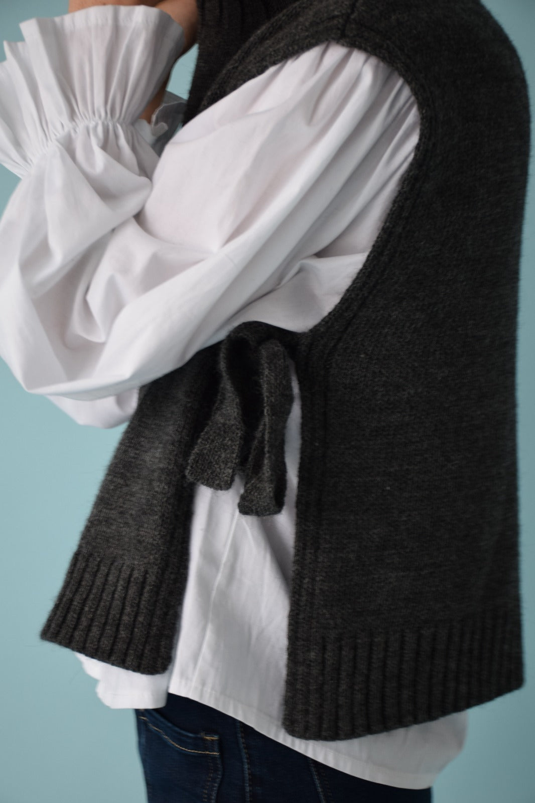 Chaleco Julieta Gris