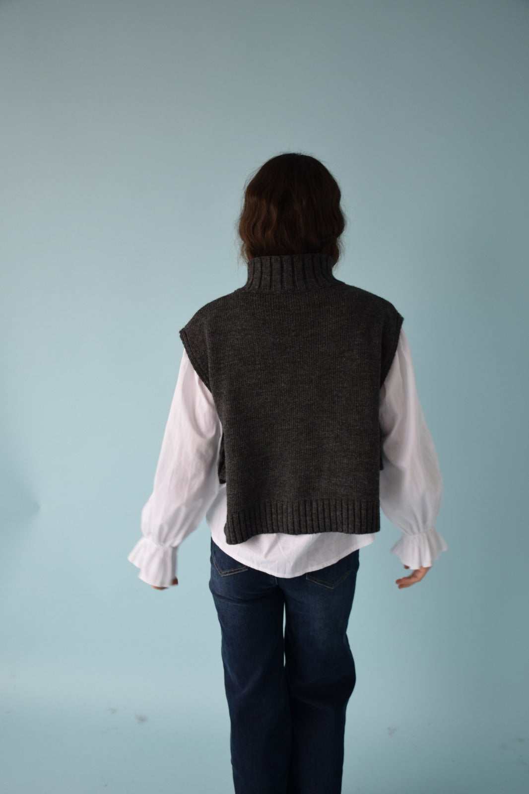 Chaleco Julieta Gris