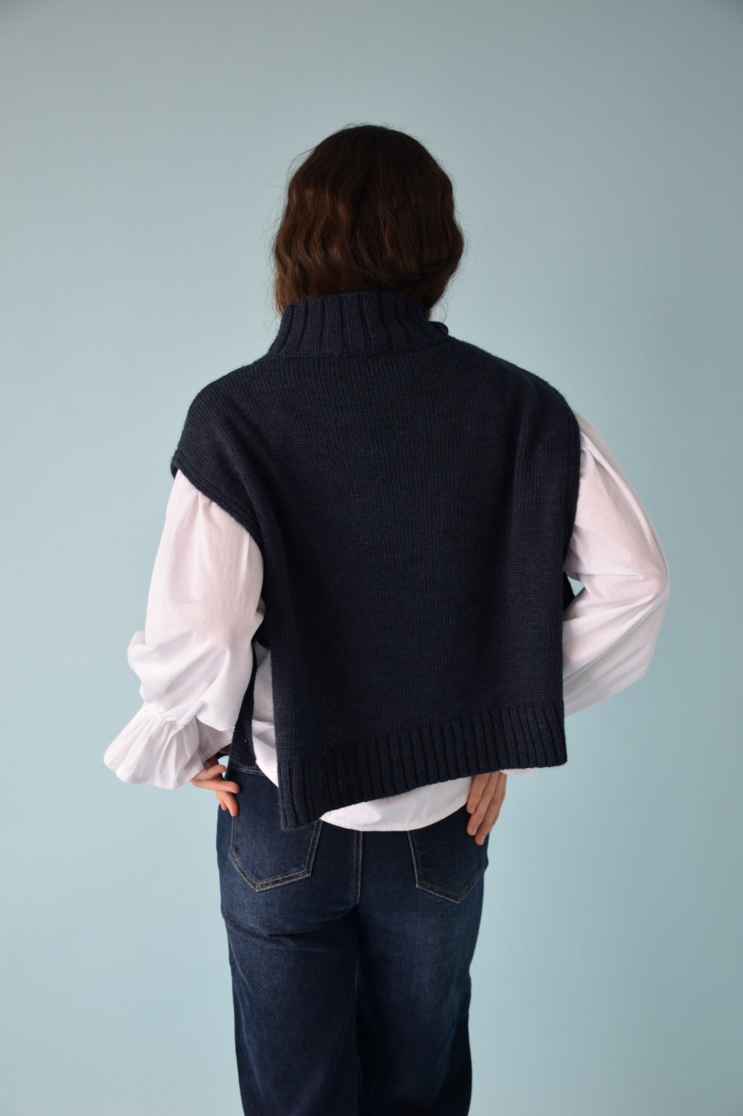 Chaleco Julieta Marino