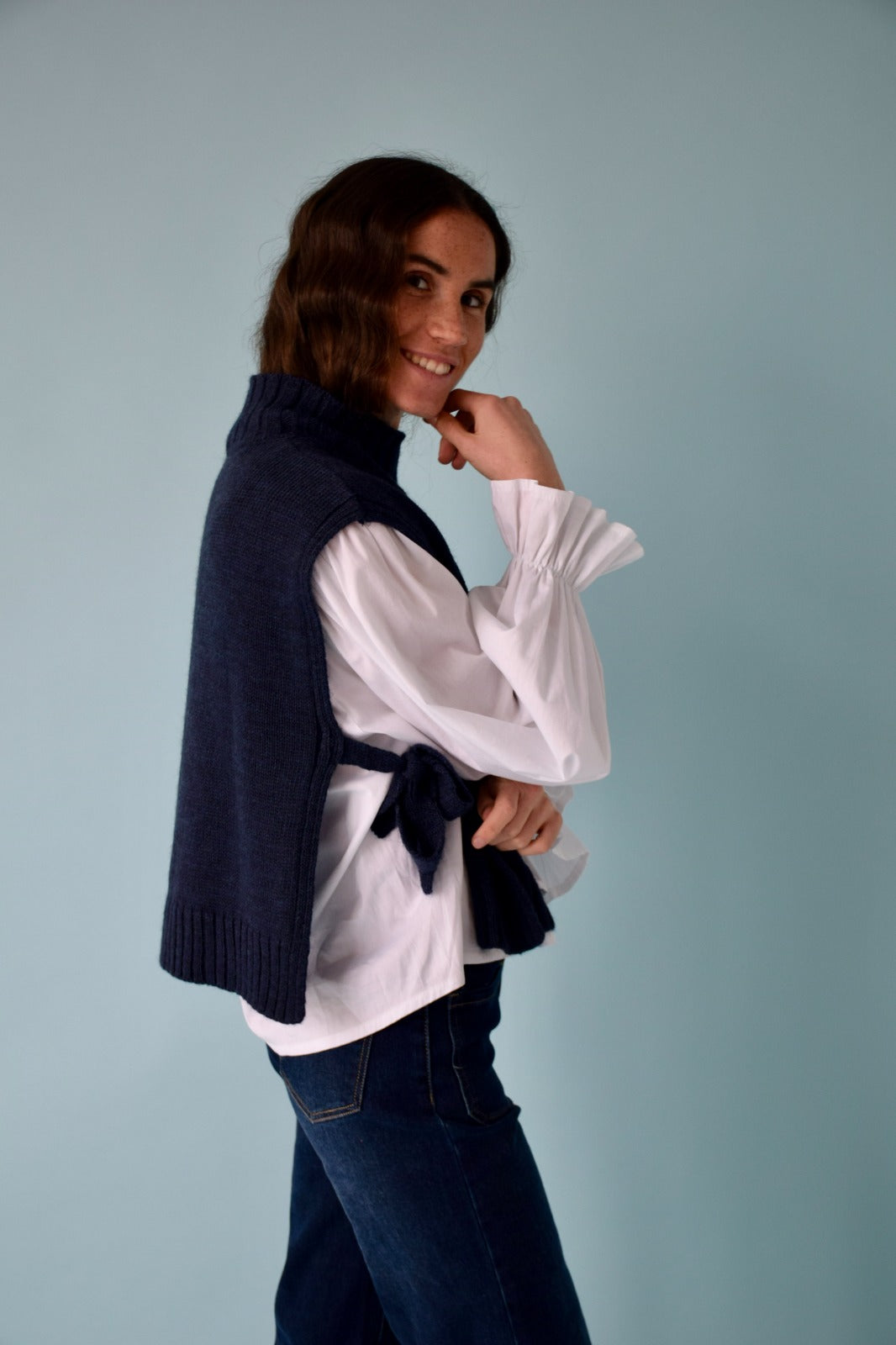 Chaleco Julieta Marino