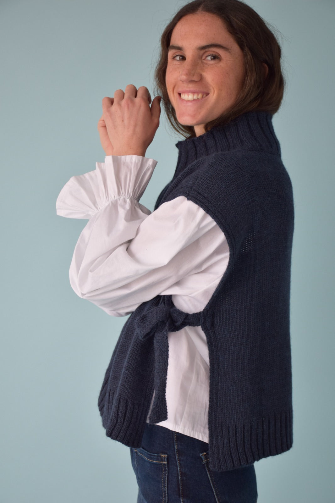 Chaleco Julieta Marino