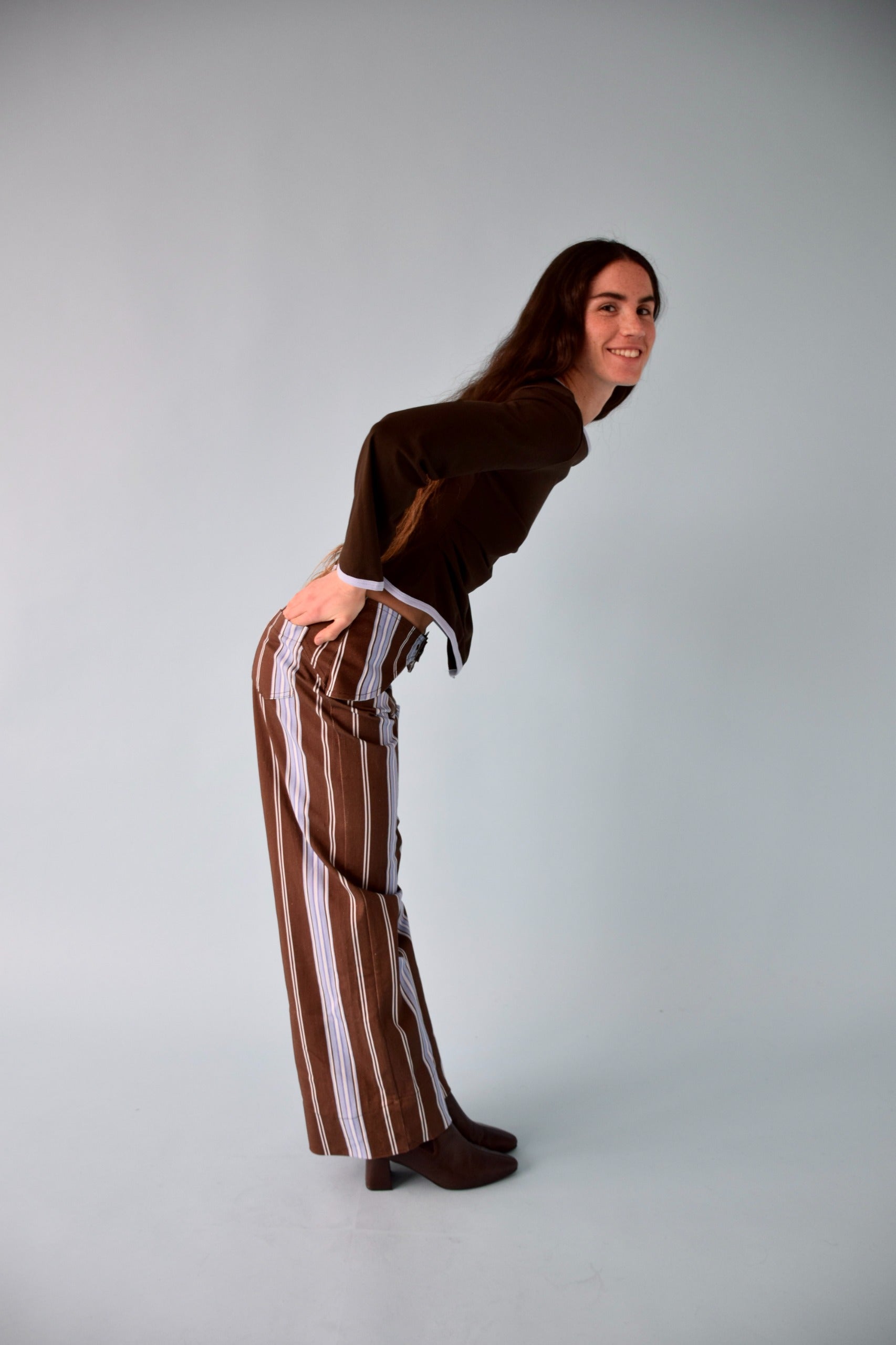 Jeans Tere Blue and Brown