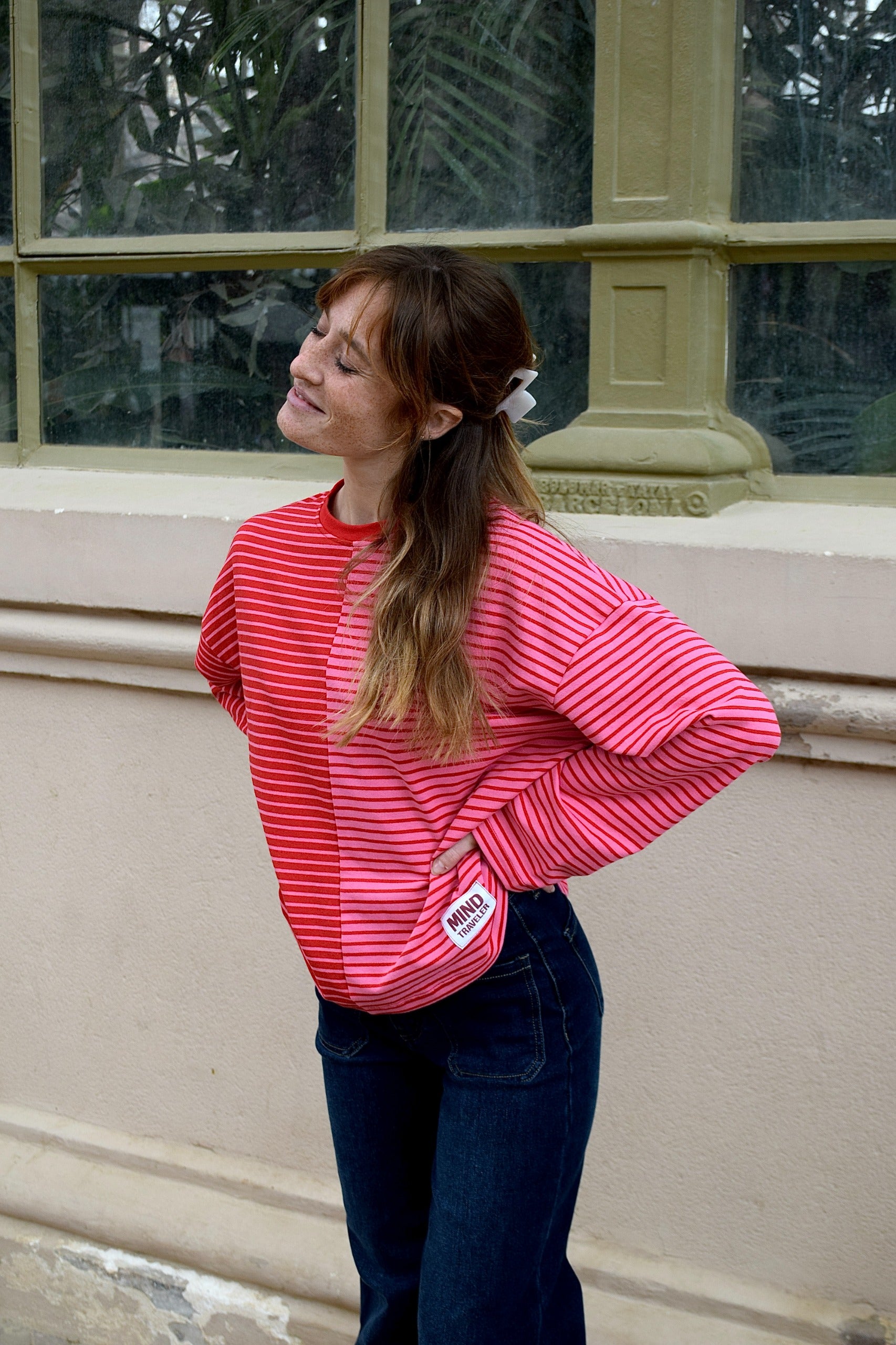 Camiseta Mariona Rojo y Rosa