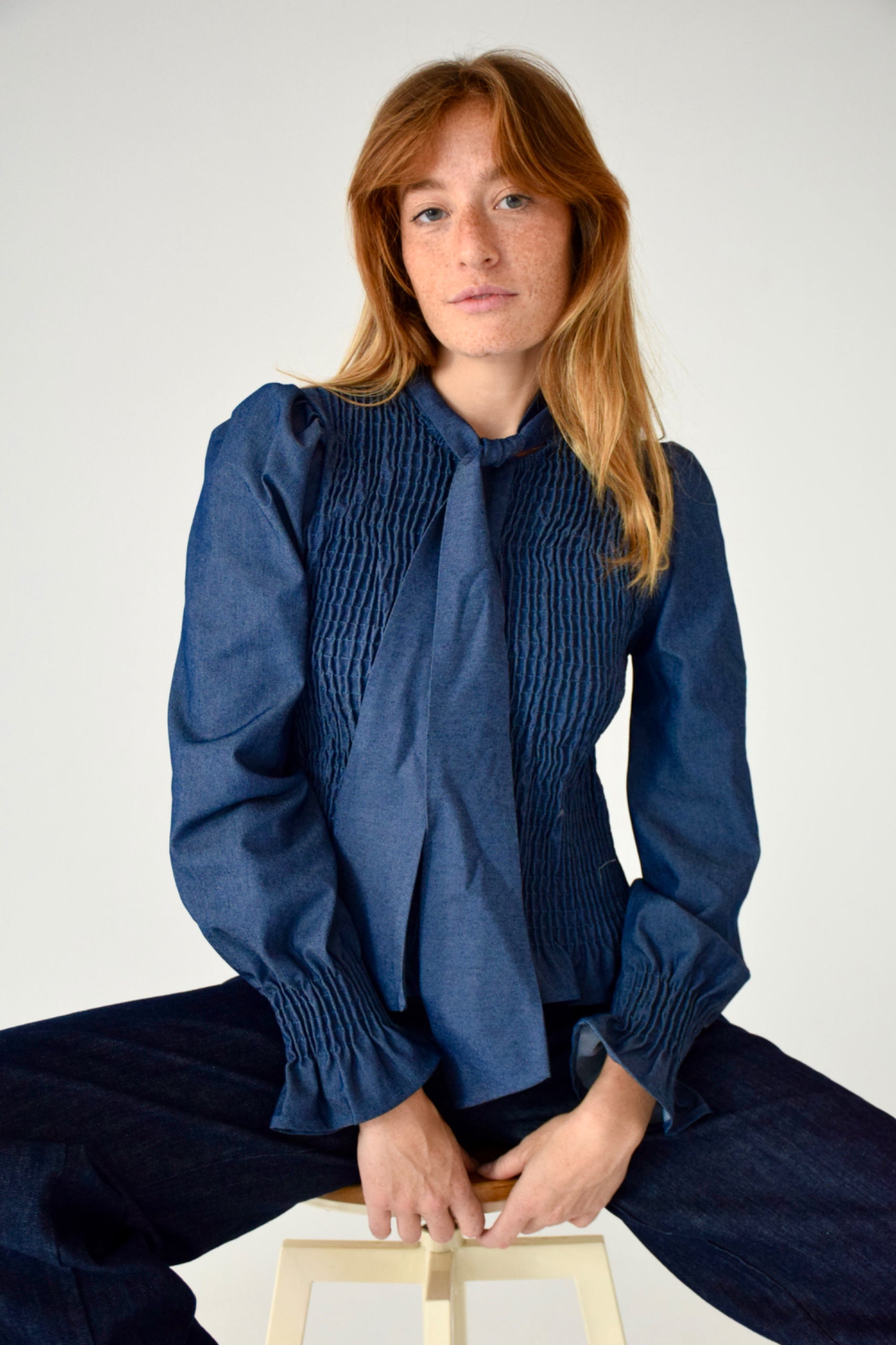 Blusa Chía Lazo Denim