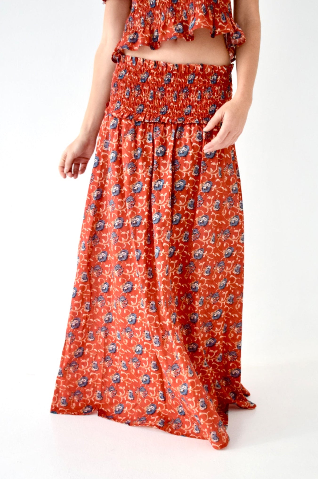 Skirt Bruna Red Lily